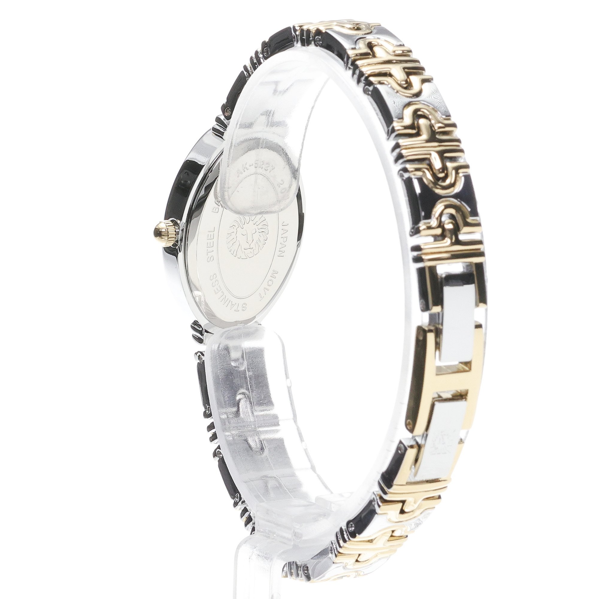 Anne Klein AK-5227SVTT zegarek srebrny biżuteryjny Bransoleta bransoleta