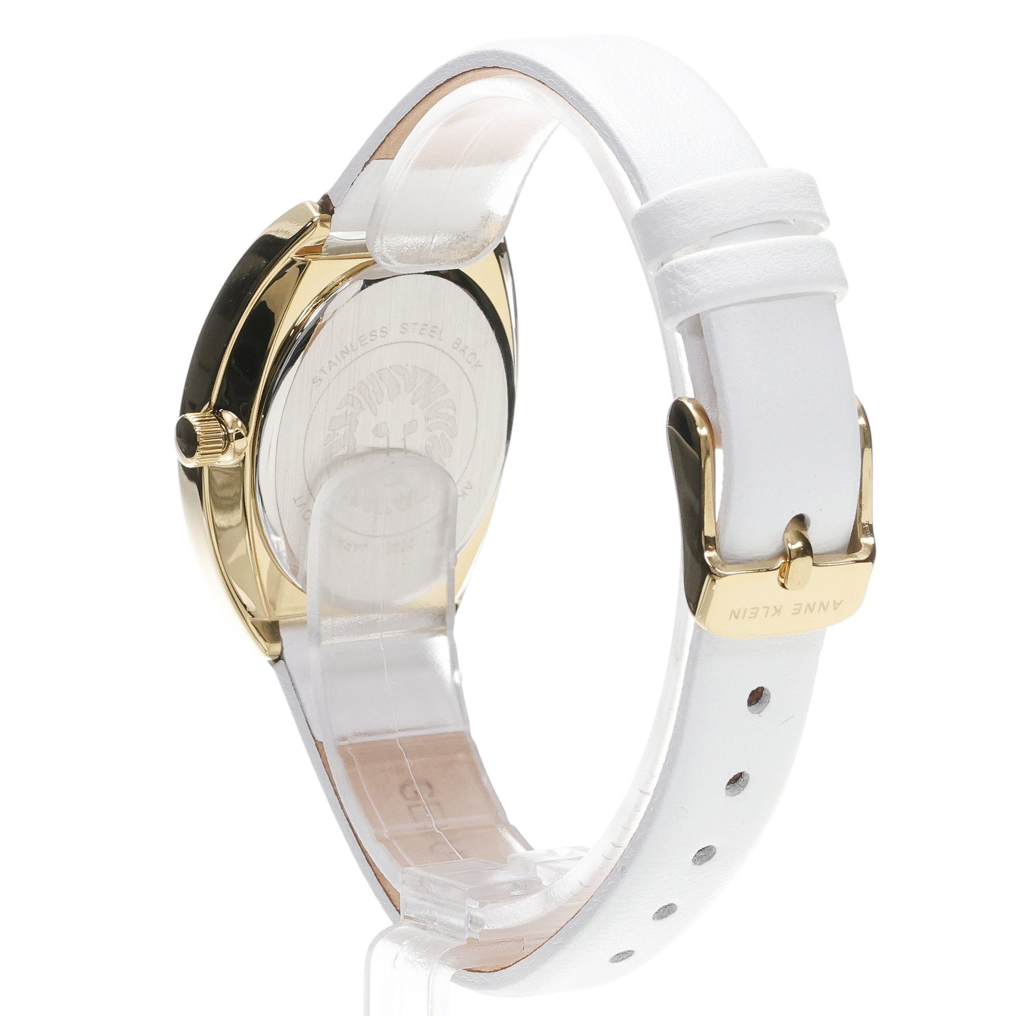 Anne Klein AK-5388GPWT zegarek złoty fashion-modowy Pasek pasek - miniatura 4