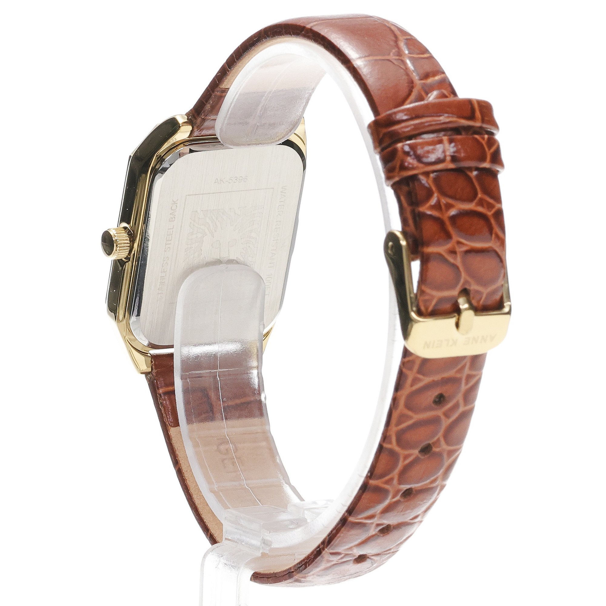 Anne Klein AK-5396BMBN zegarek złoty klasyczny Pasek pasek