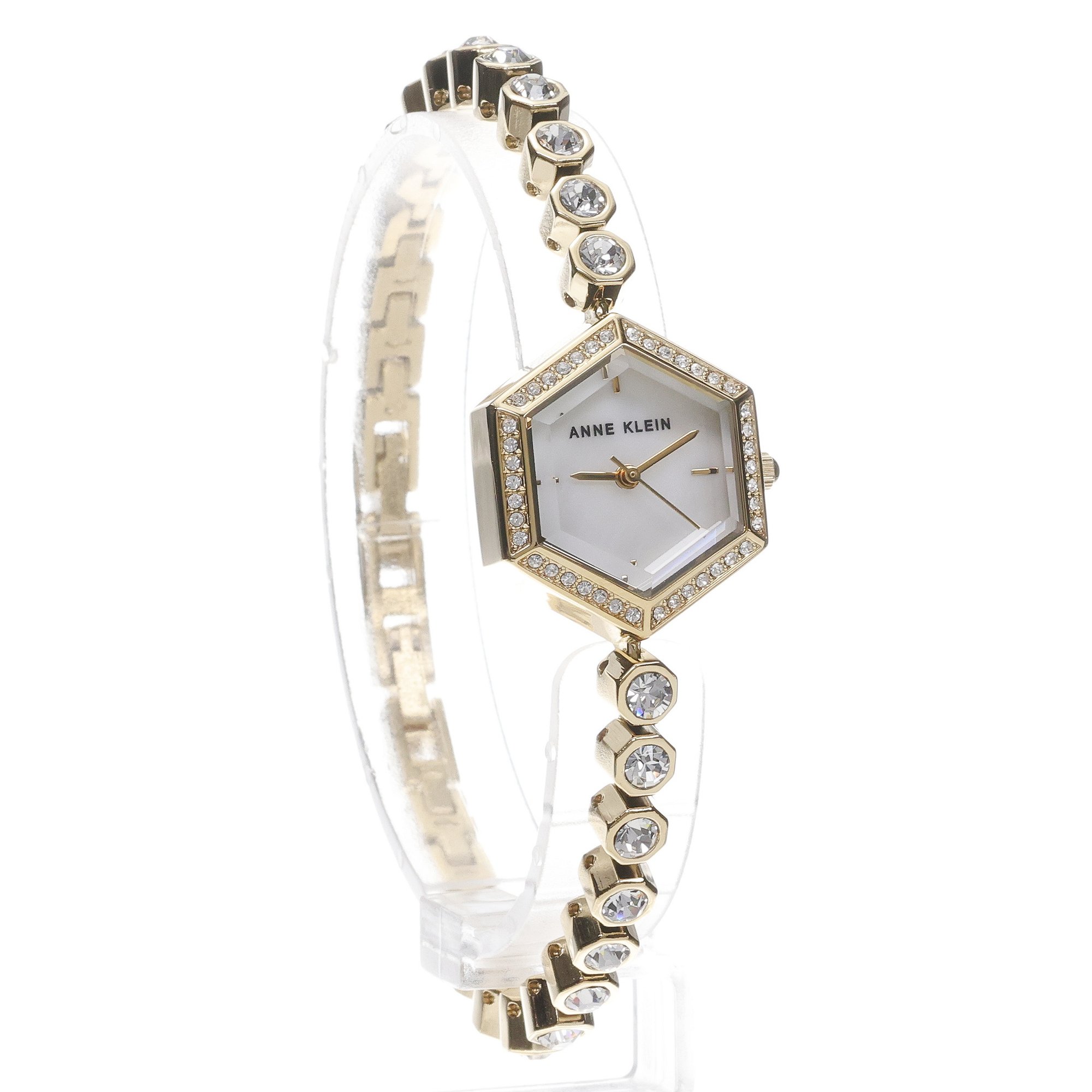 Anne Klein AK-5434GPST Crystal Tennis Gift Set zegarek fashion-modowy Bransoleta