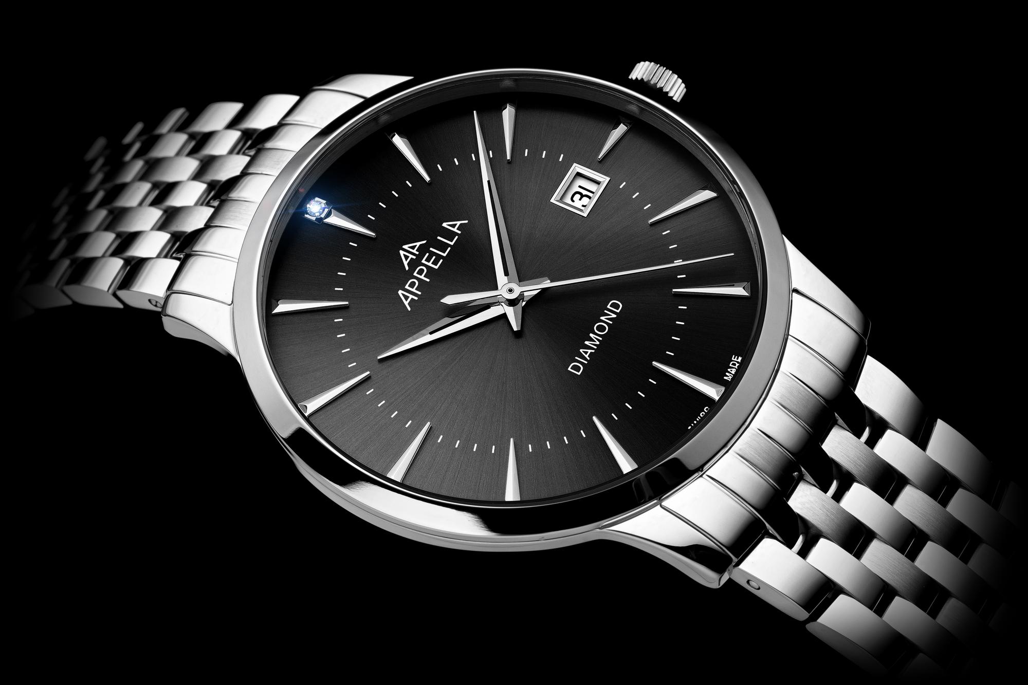 Appella L120035196DQ zegarek srebrny klasyczny Bransoleta bransoleta - miniatura 5