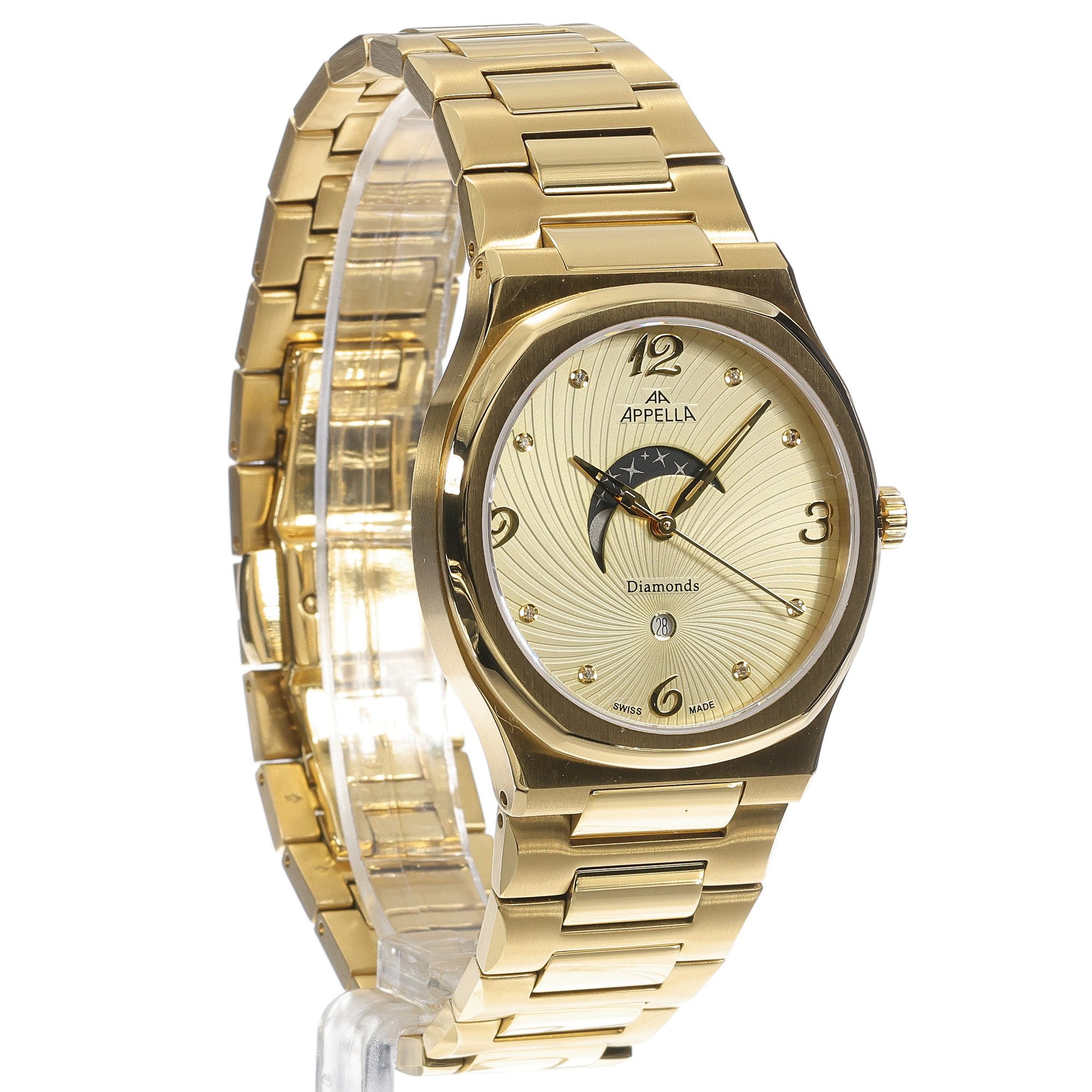 Appella L320061171QD zegarek damski Diamonds