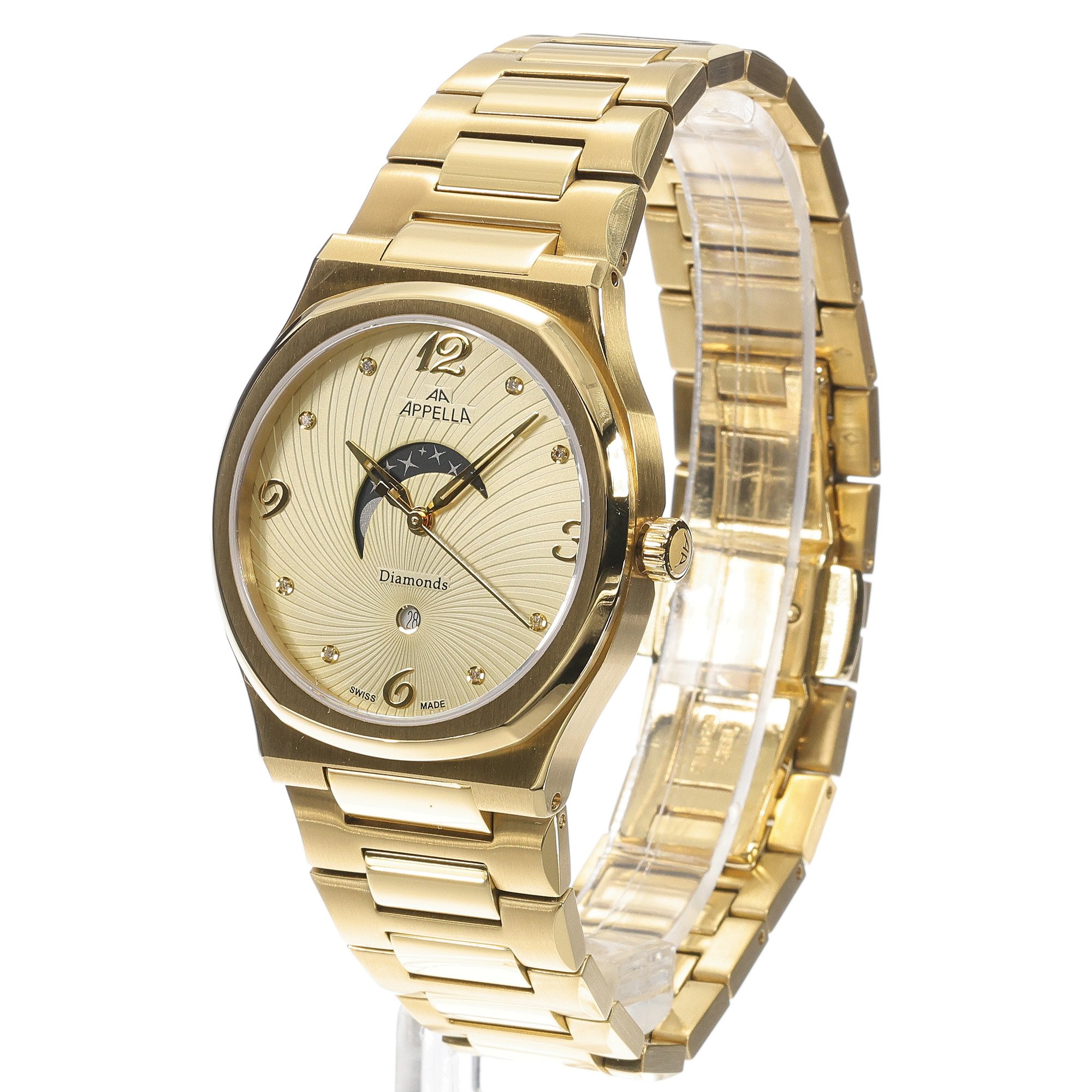 Appella L320061171QD zegarek damski Diamonds