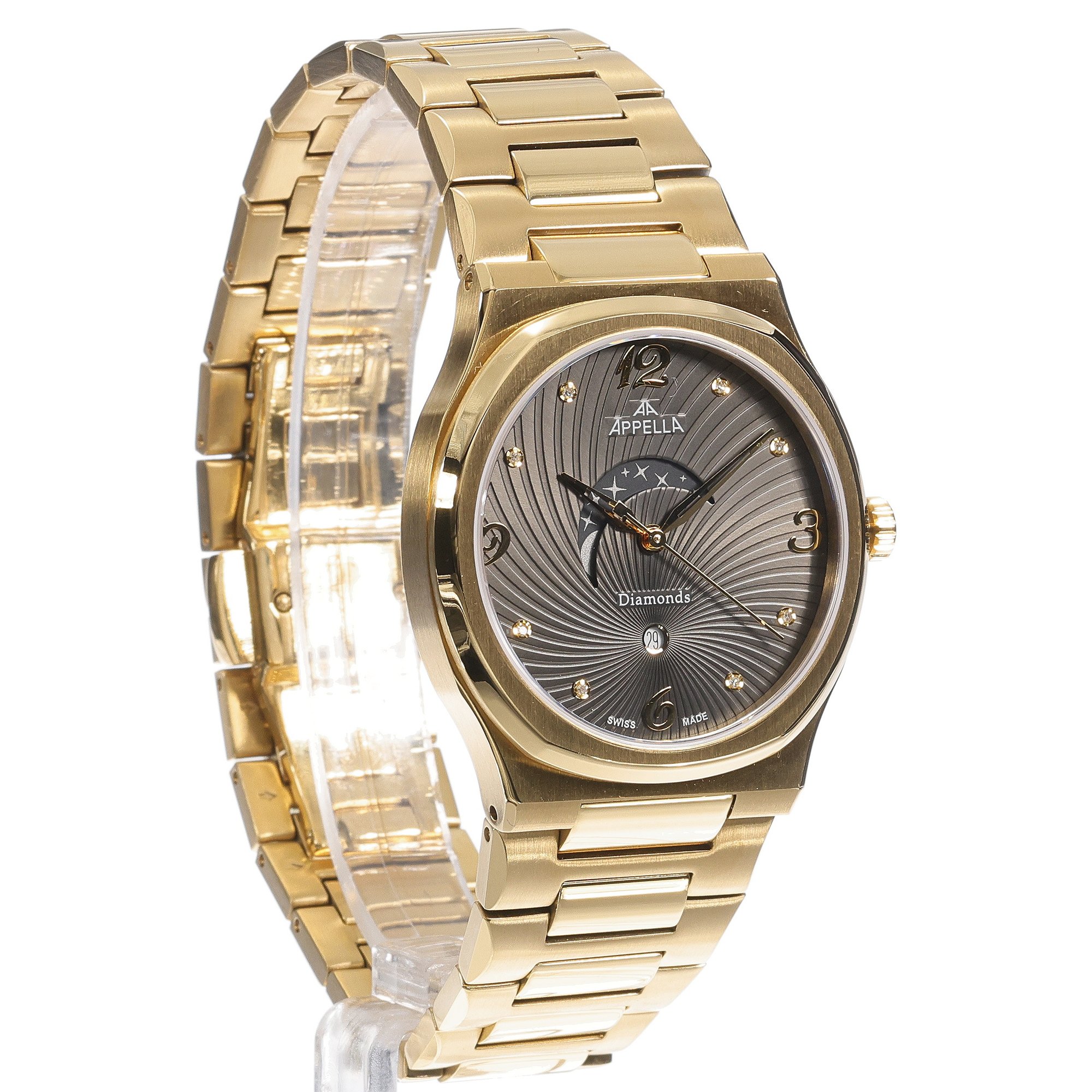 Appella L320061176QD zegarek damski Diamonds