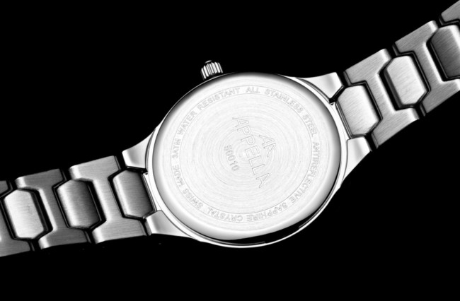 Appella L500105113DQ Diamonds zegarek damski elegancki szafirowe