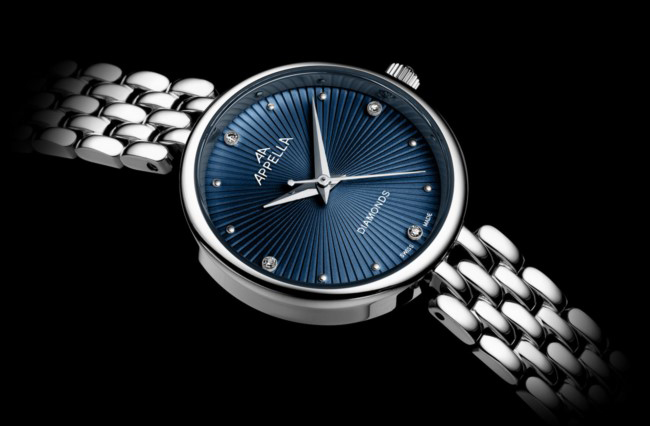 Appella L500205145DQ Diamonds klasyczny zegarek srebrny