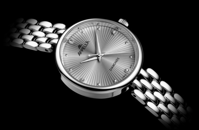 Appella L500205147DQ Diamonds klasyczny zegarek srebrny