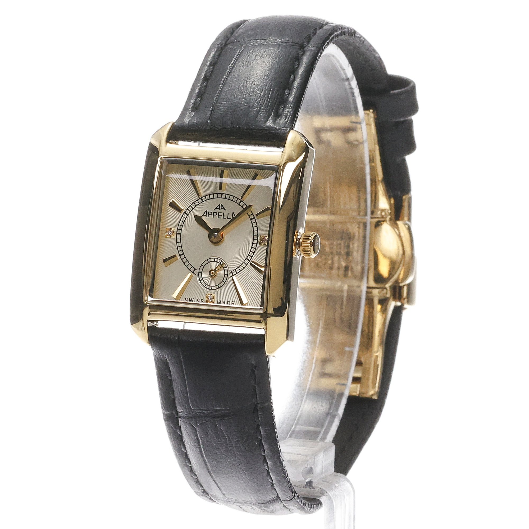 Appella L500291211DQ zegarek damski Diamonds złoty - miniatura 2