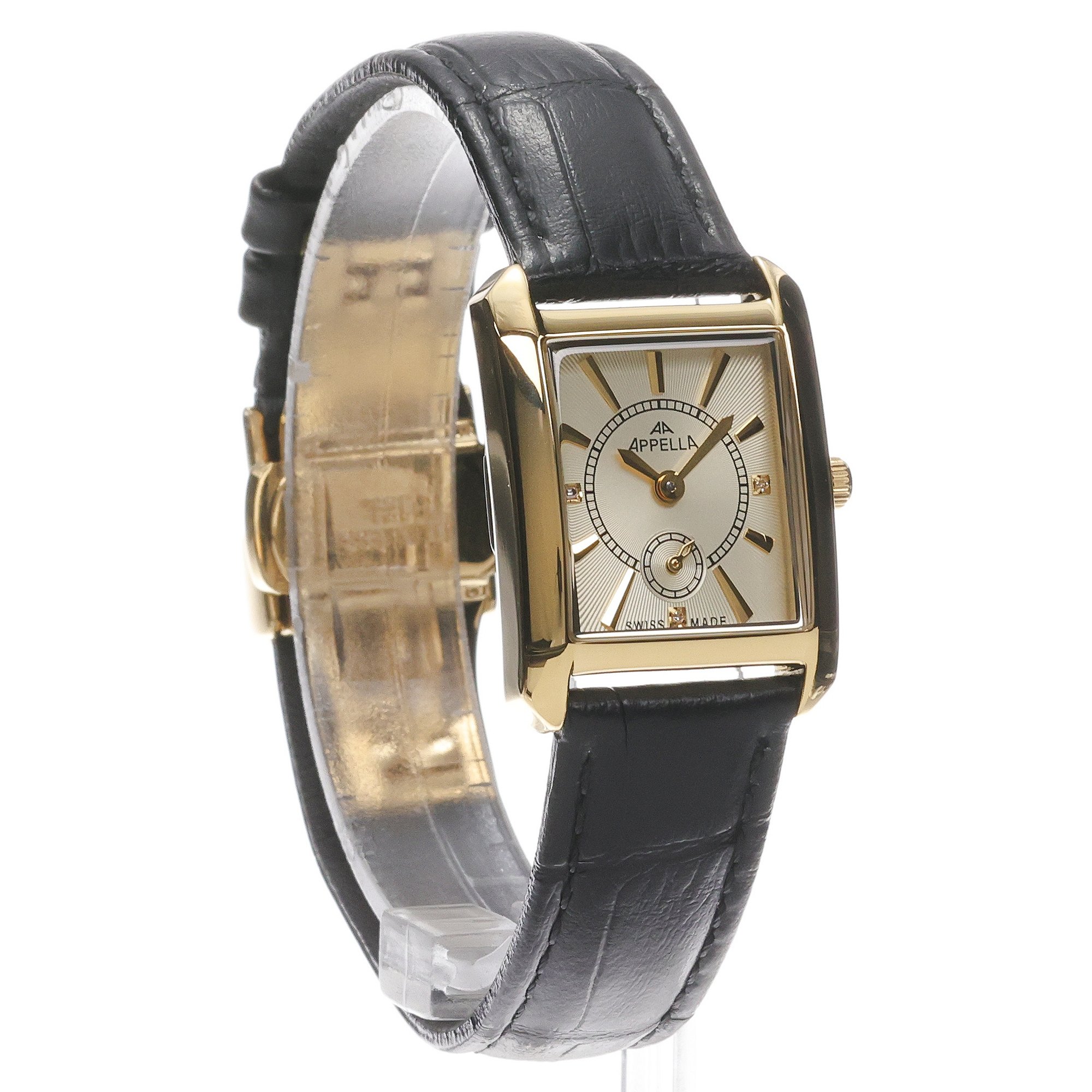 Appella L500291211DQ zegarek damski elegancki Diamonds pasek - miniatura 3