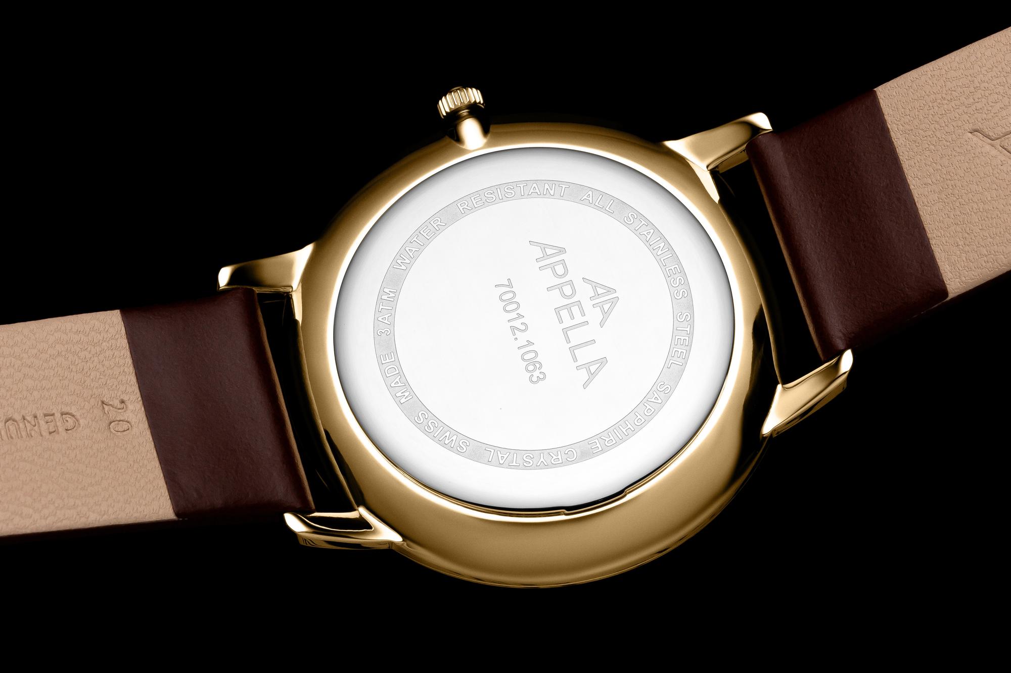 Appella L700121B11Q zegarek SWISS MADE - szwajcarskie Pasek - miniatura 6