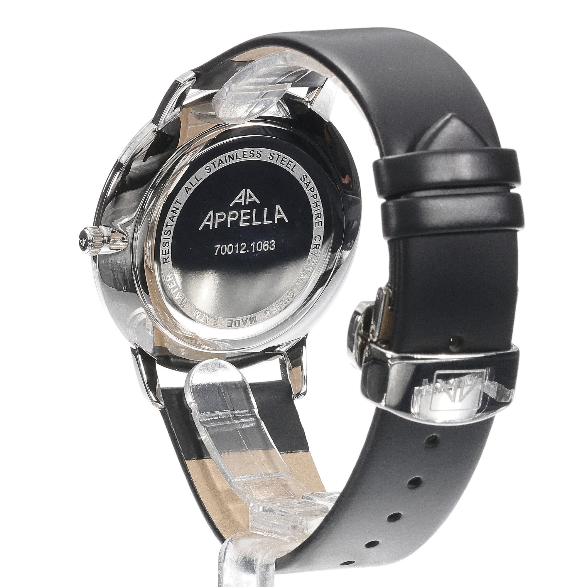 Appella L700125215Q Pasek zegarek męski klasyczny szafirowe