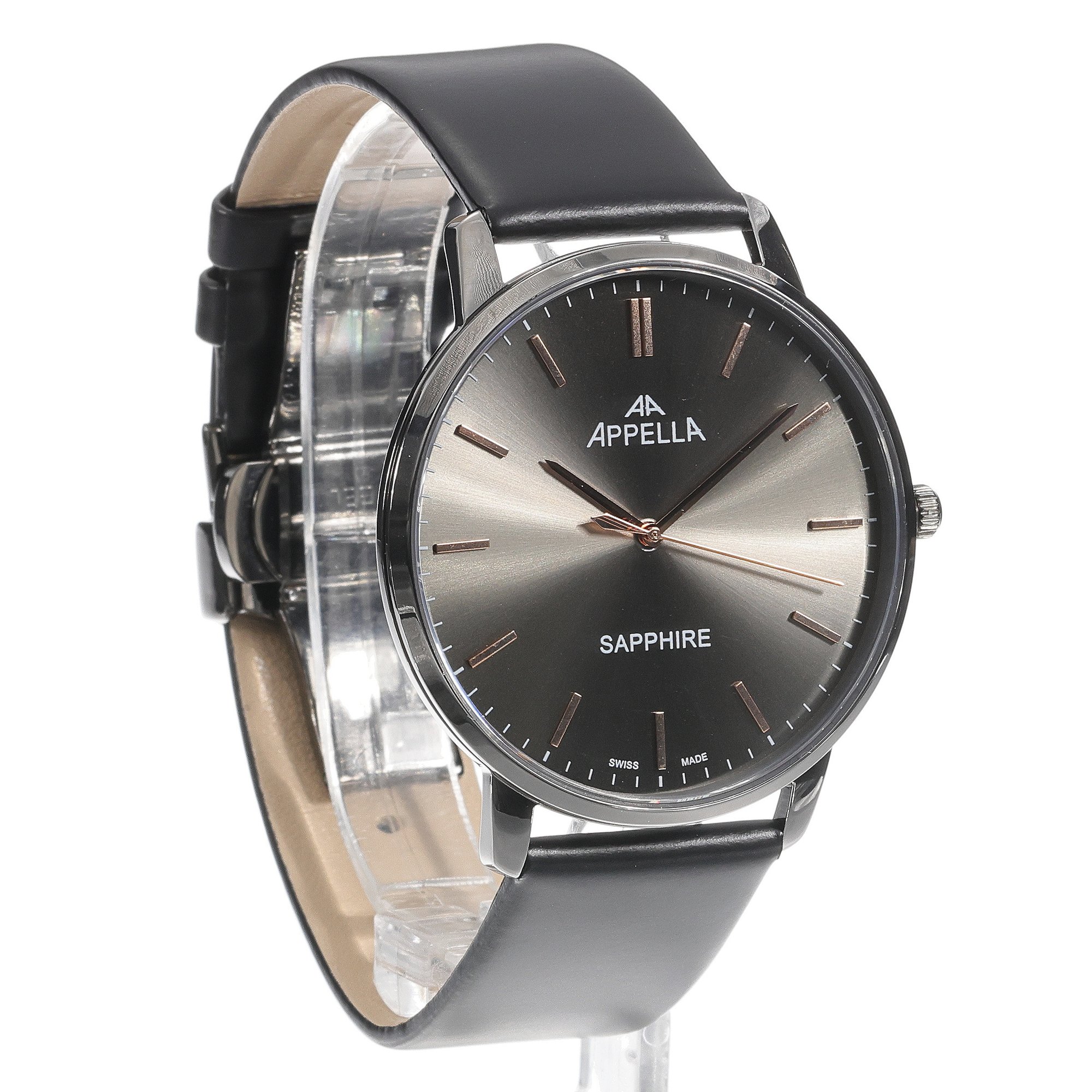 Appella L70012S2R6Q Pasek klasyczny zegarek czarny