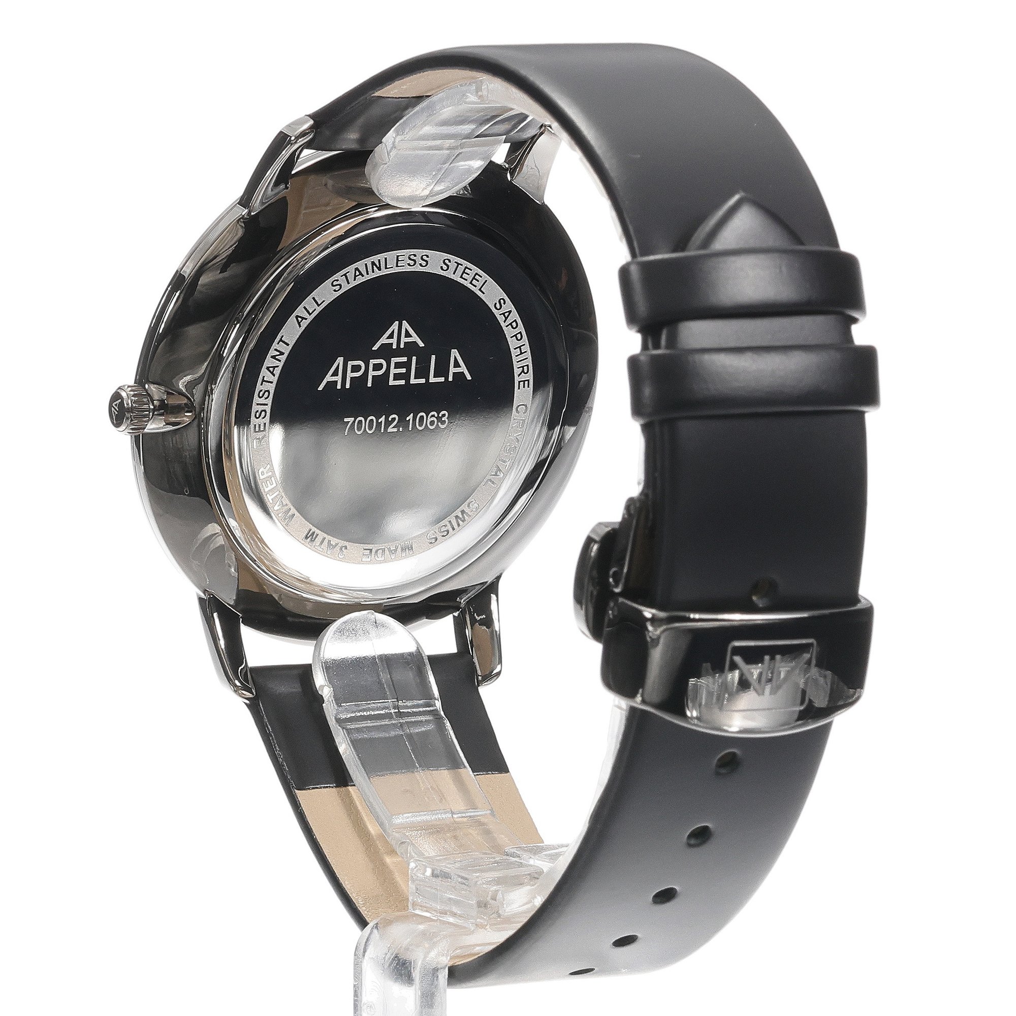 Appella L70012S2R6Q Pasek klasyczny zegarek czarny