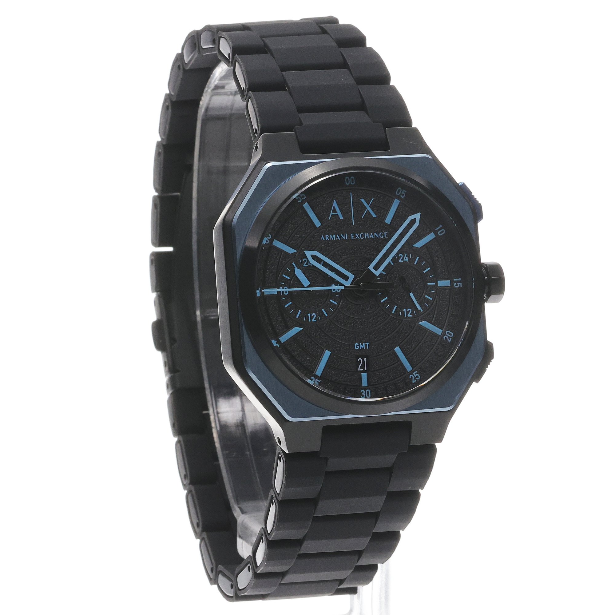 Armani Exchange AX1480 zegarek czarny fashion-modowy Fashion bransoleta - miniatura 3