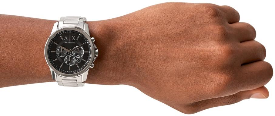 Armani Exchange AX1720 zegarek srebrny fashion-modowy Armani Exchange bransoleta - miniatura 5