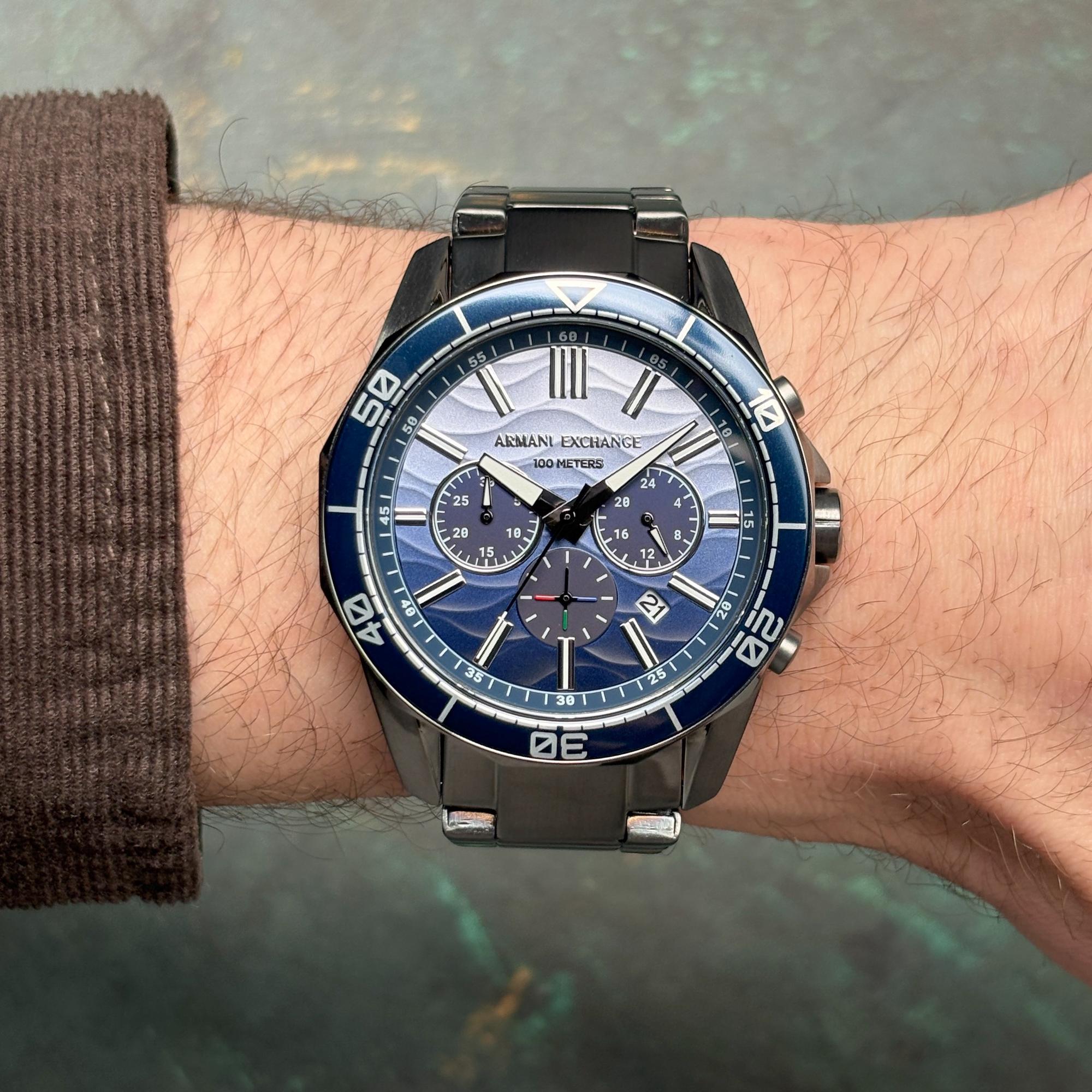 Armani Exchange AX1967 Fashion fashion-modowy zegarek szary