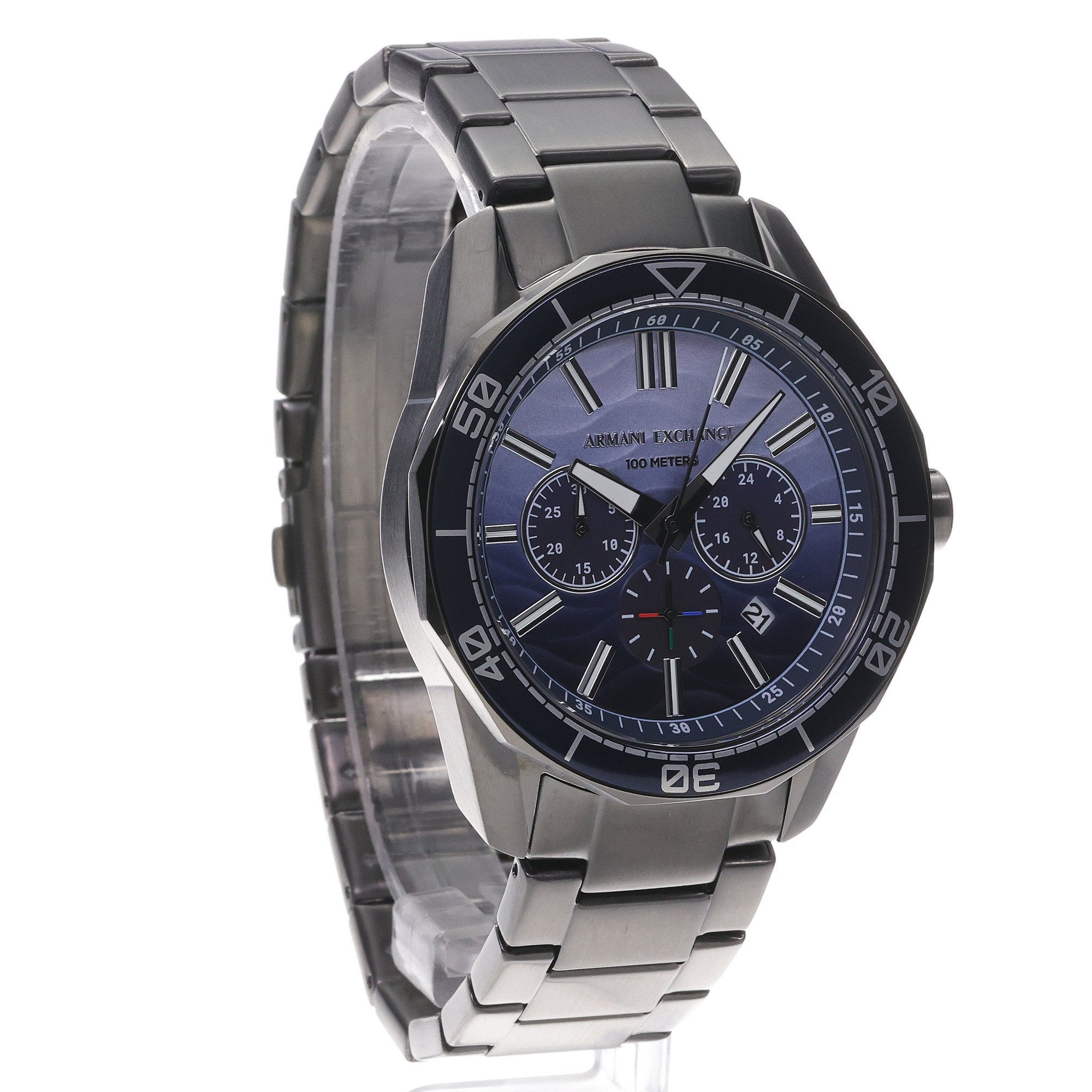 Armani Exchange AX1967 zegarek szary fashion-modowy Fashion bransoleta