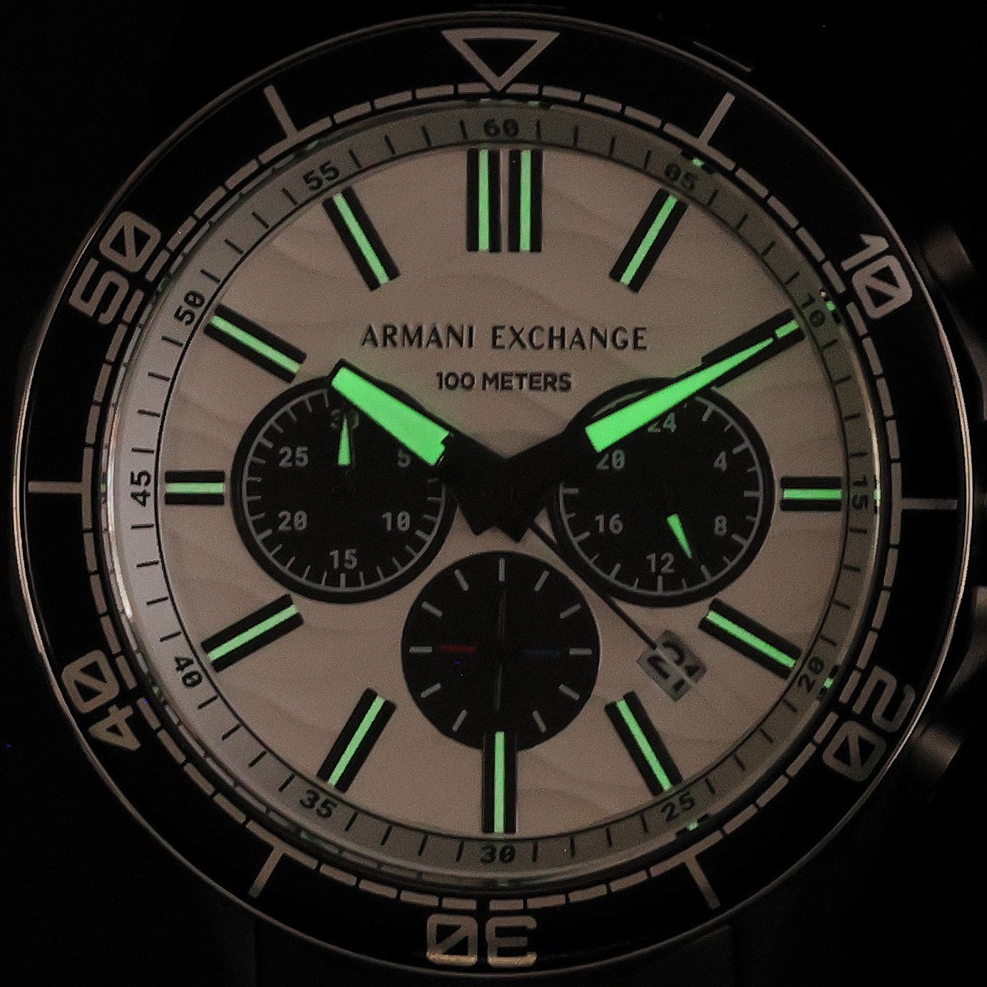 Armani Exchange AX1969 SPENCER Fashion fashion-modowy zegarek srebrny - miniatura 5