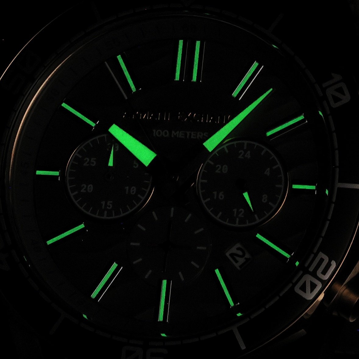 Armani Exchange AX1970 SPANCER CHRONOGRAPH Fashion fashion-modowy zegarek złoty - miniatura 5