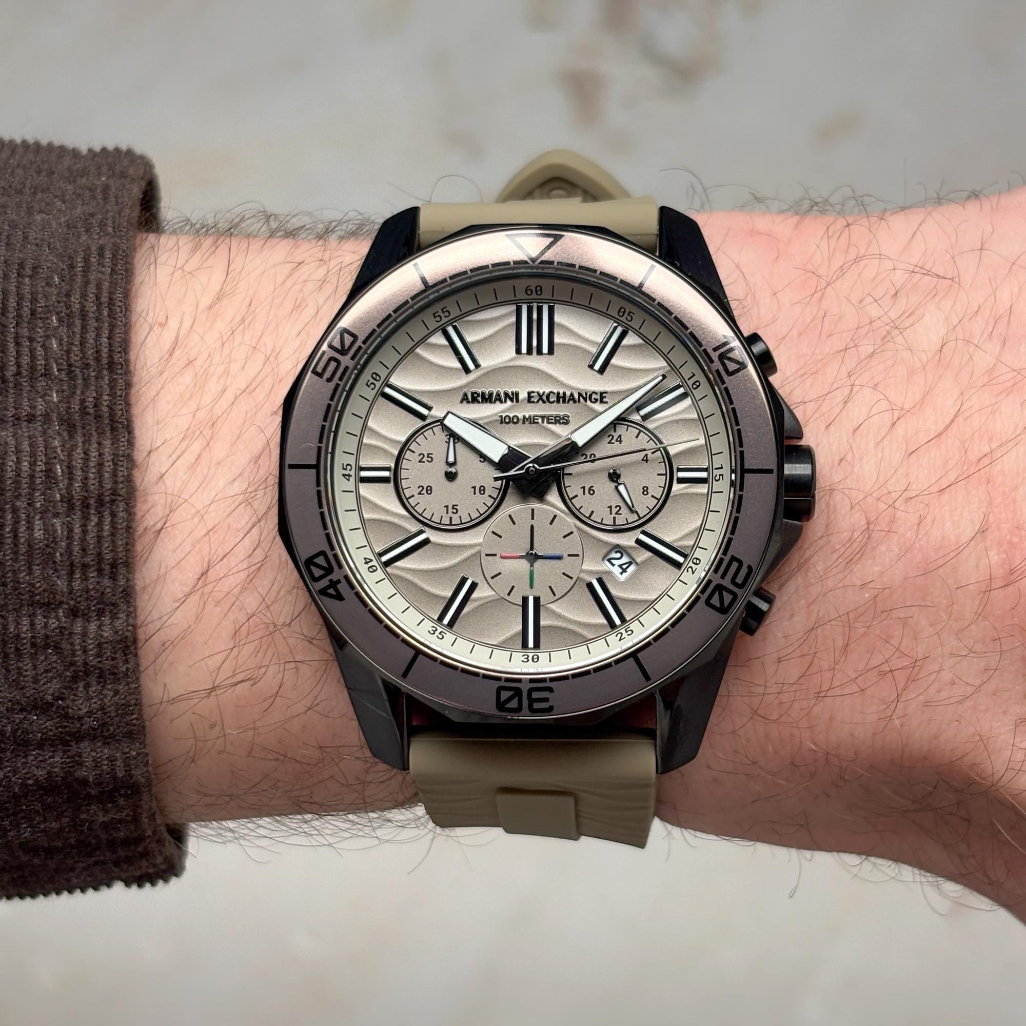 Armani Exchange AX1971 zegarek męski fashion-modowy Fashion bransoleta