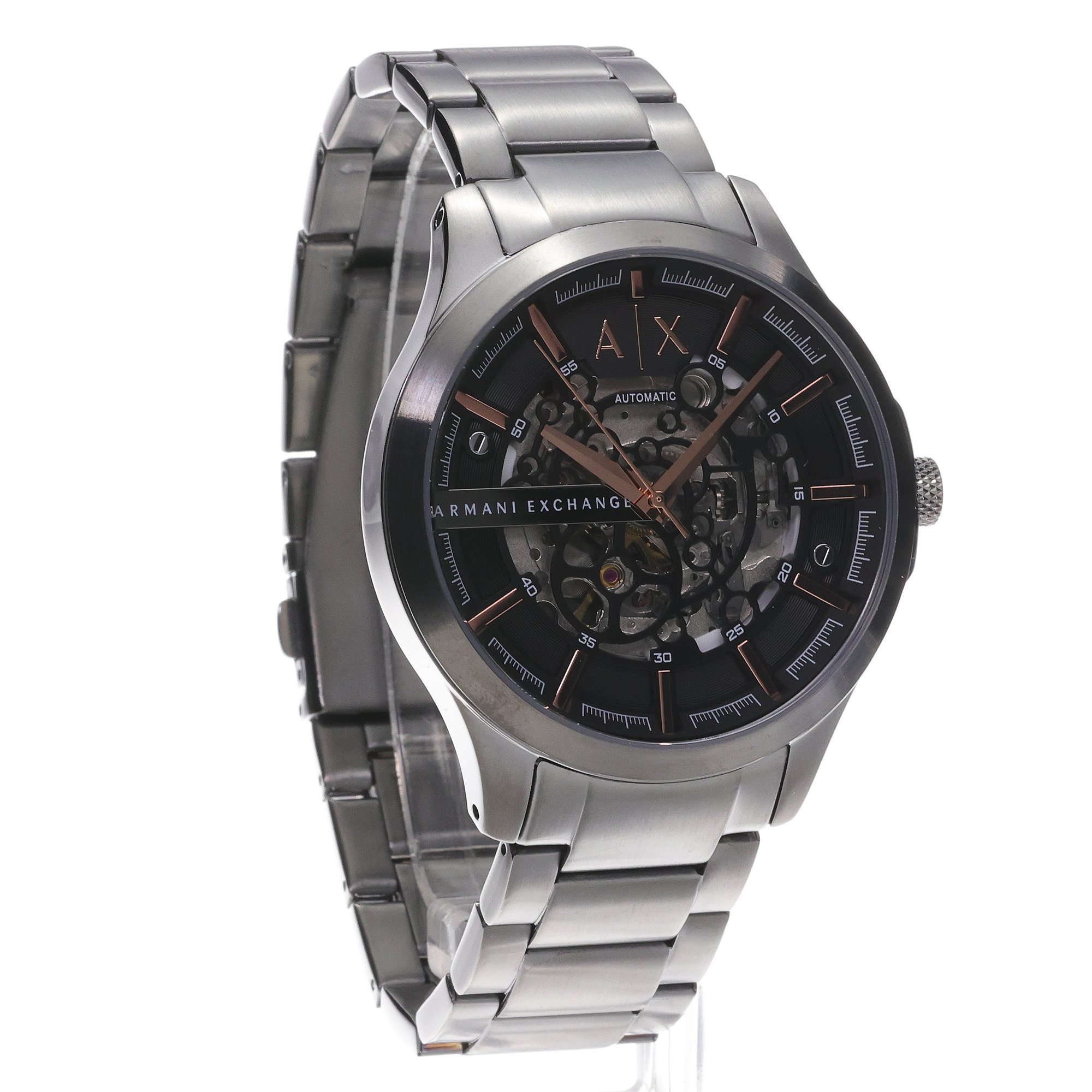 Armani Exchange AX2458 zegarek czarny fashion-modowy Fashion bransoleta - miniatura 3