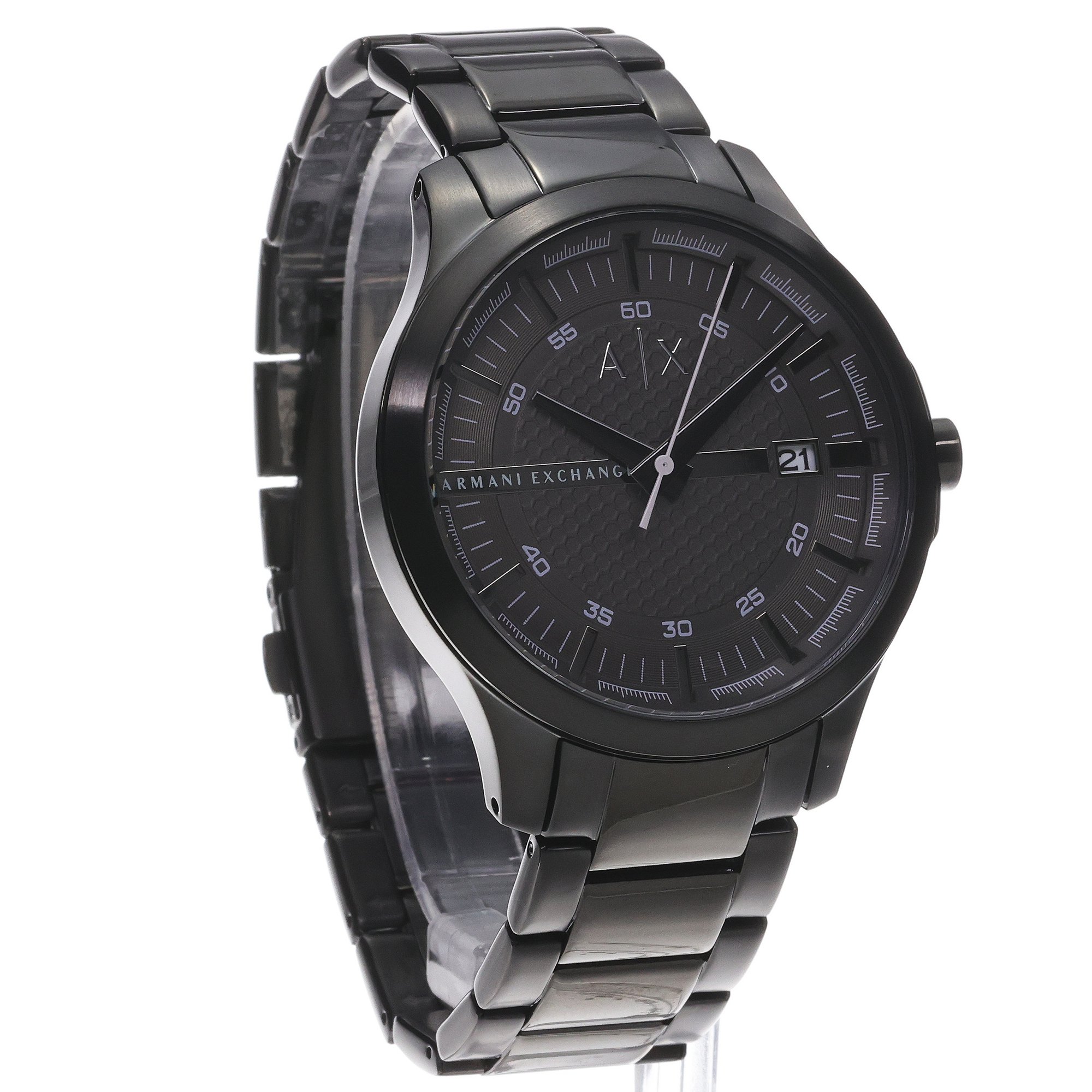 Armani Exchange AX2464 zegarek czarny klasyczny Fashion bransoleta - miniatura 3