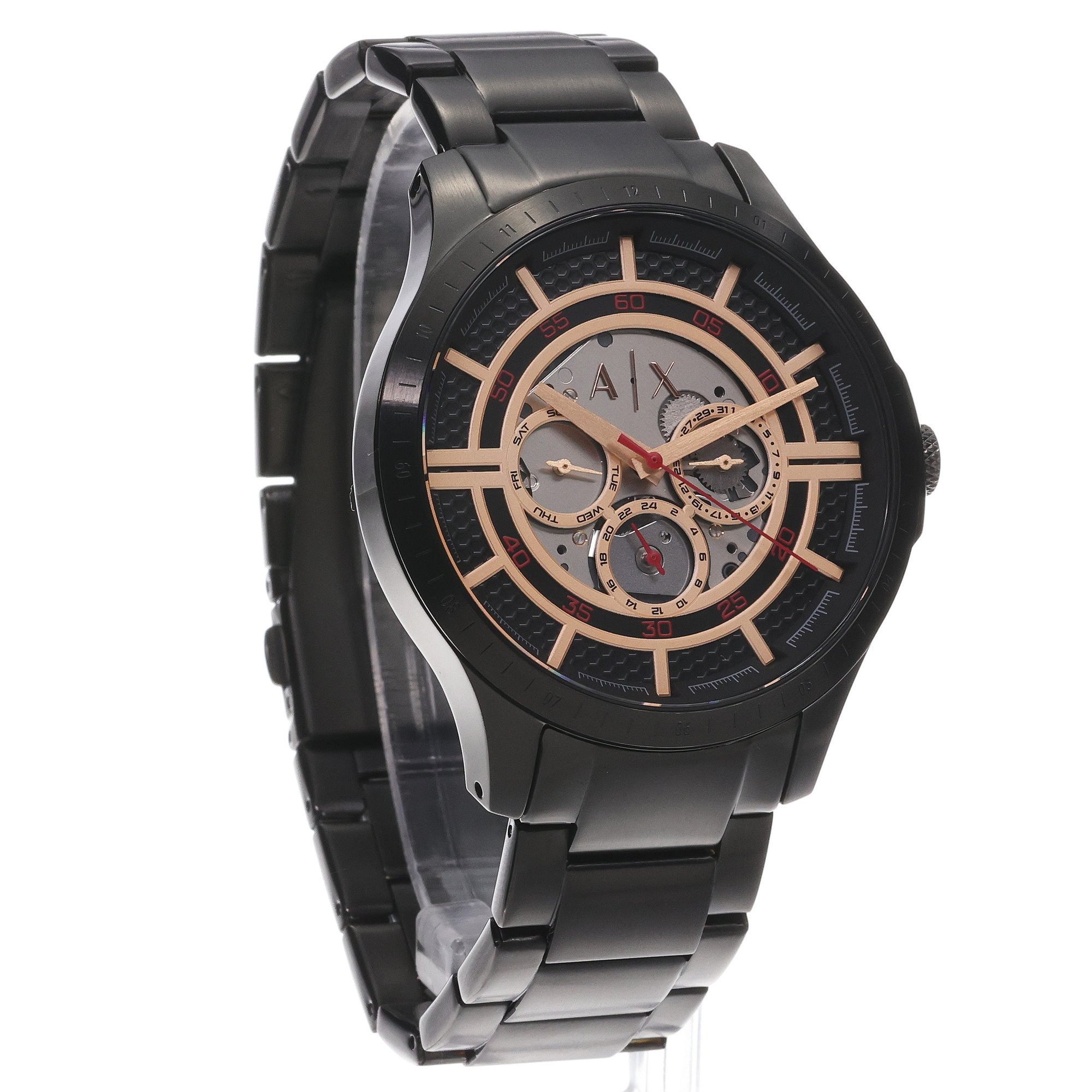 Armani Exchange AX2465 zegarek czarny sportowy Armani Exchange bransoleta