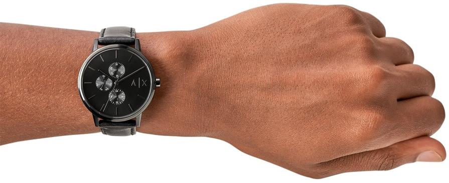 Armani Exchange AX2719 zegarek czarny klasyczny Fashion pasek - miniatura 3