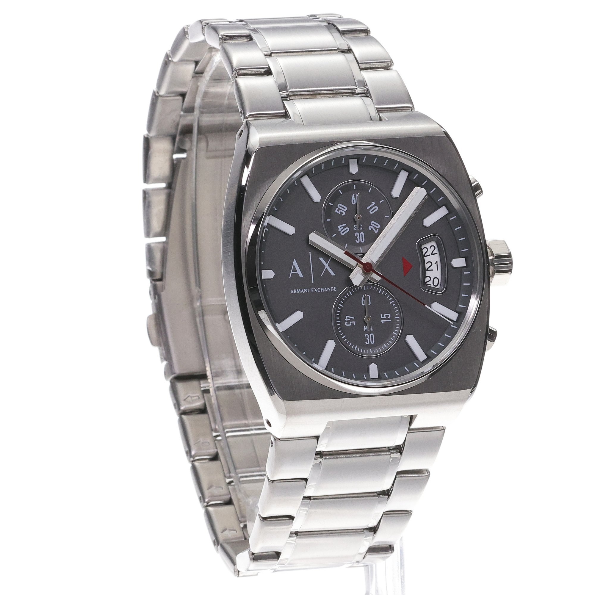 Armani Exchange AX2820 zegarek srebrny klasyczny Fashion bransoleta