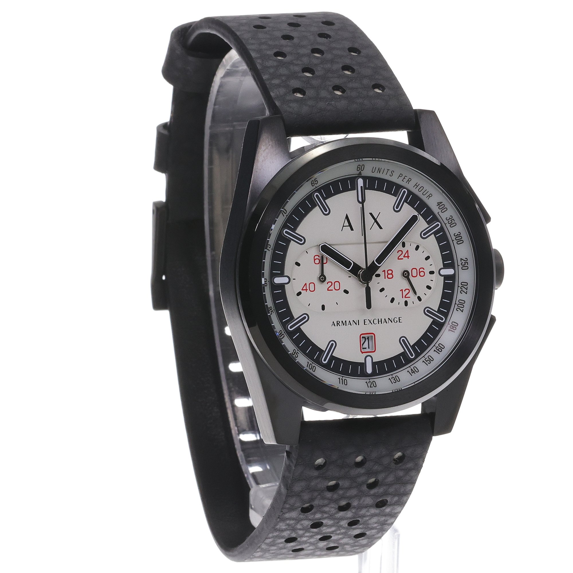 Armani Exchange AX2865 zegarek czarny sportowy Armani Exchange pasek
