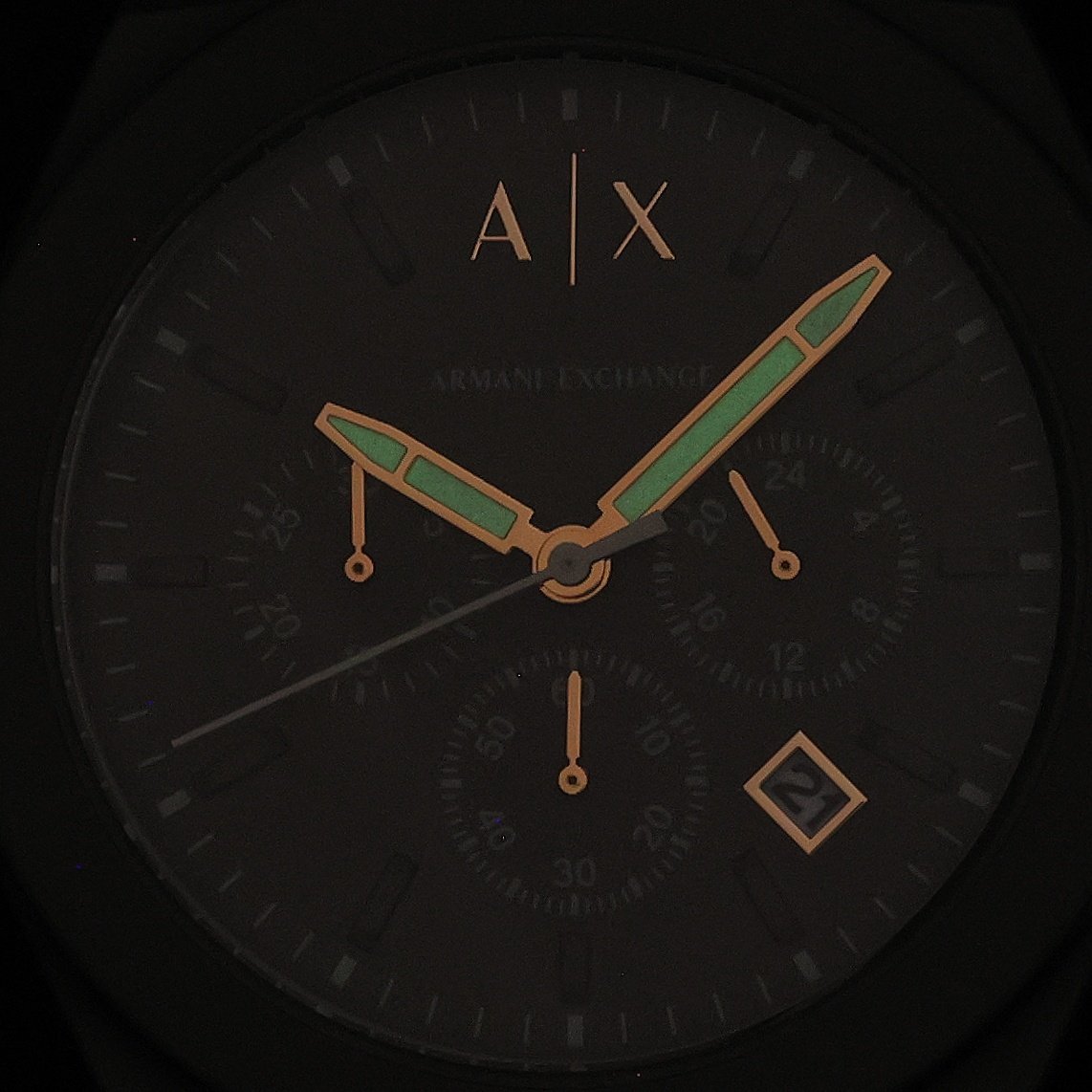 Armani Exchange AX4169 SYNC Fashion fashion-modowy zegarek zielony