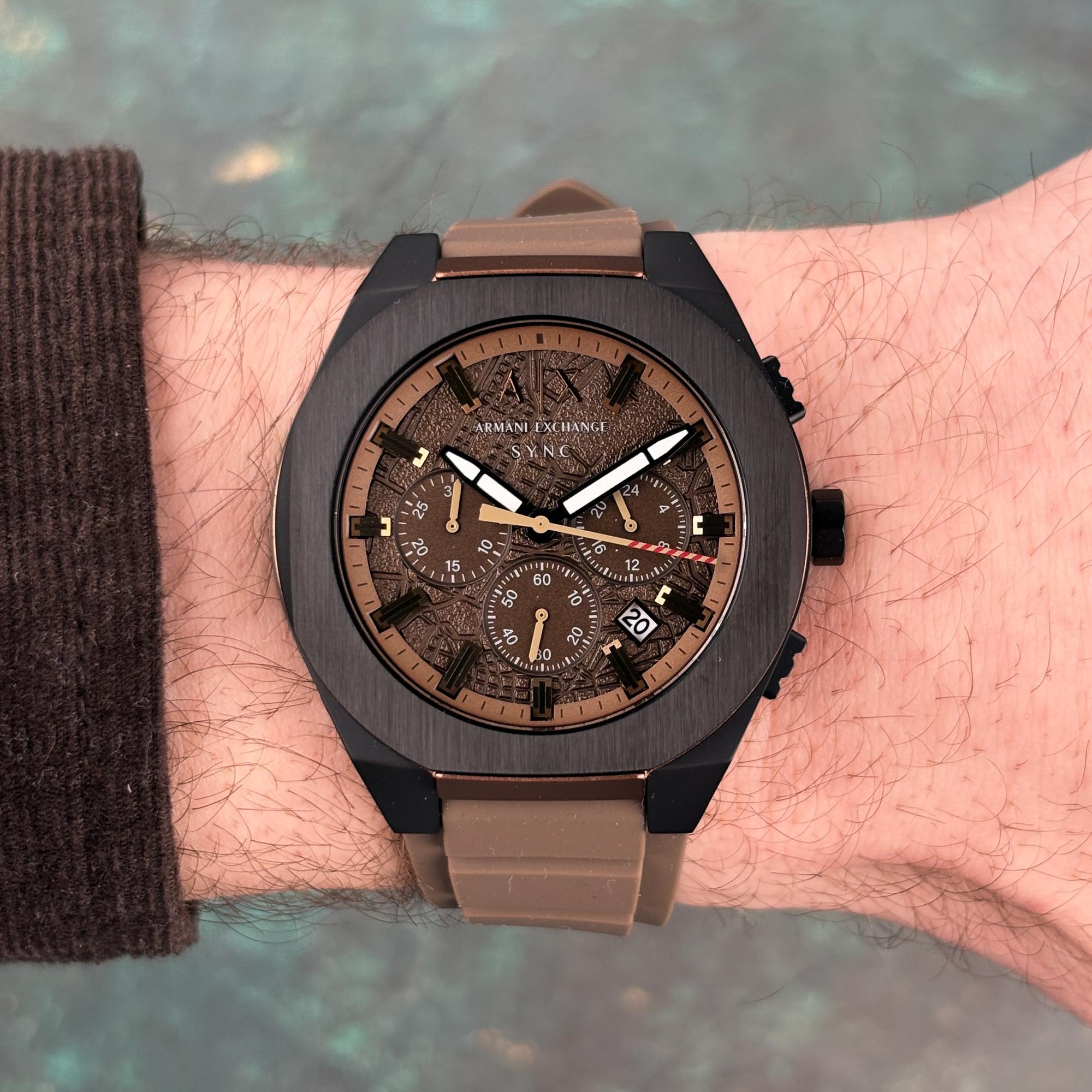 Armani Exchange AX4293 zegarek męski Armani Exchange czarny