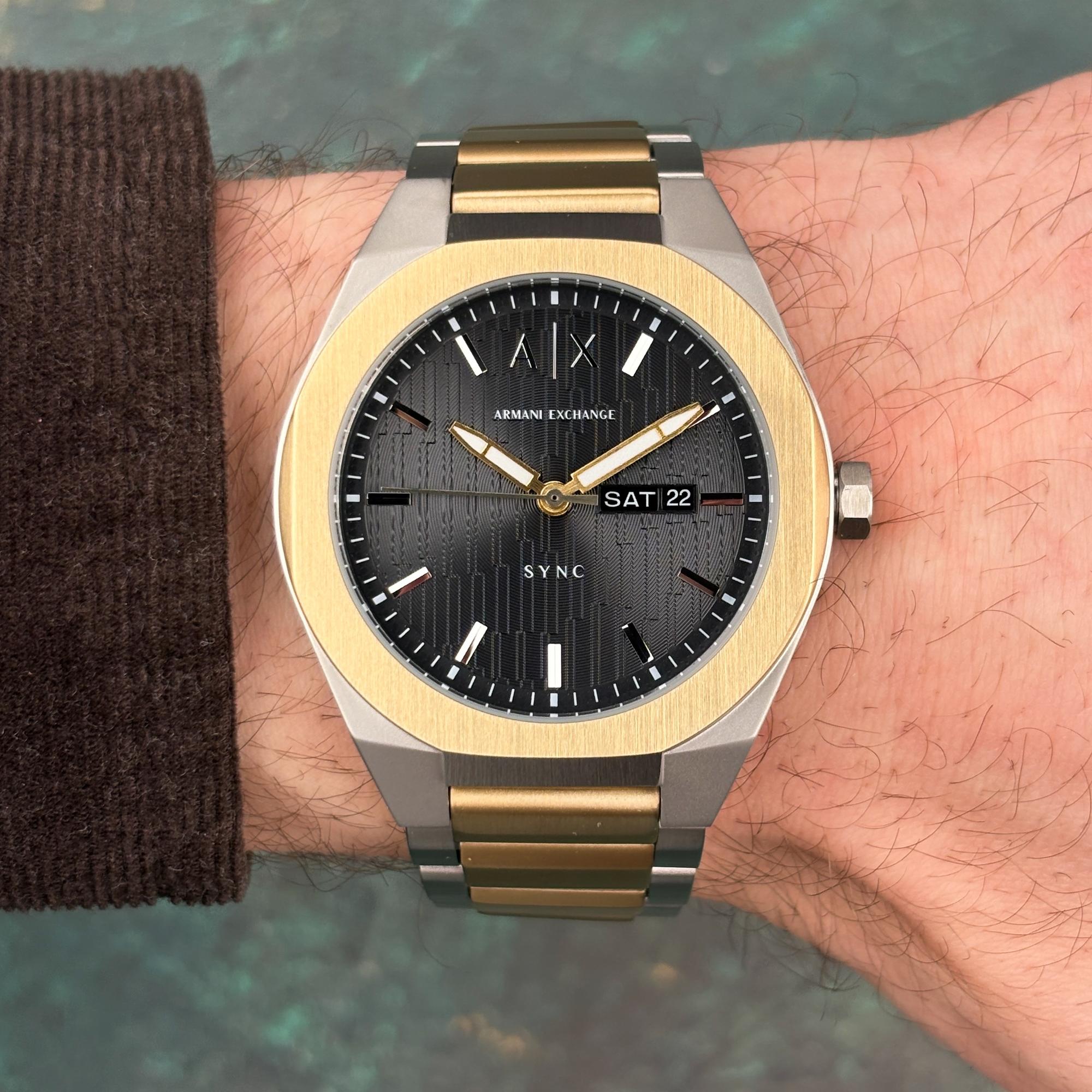 Armani Exchange AX4298 zegarek męski klasyczny Armani Exchange bransoleta