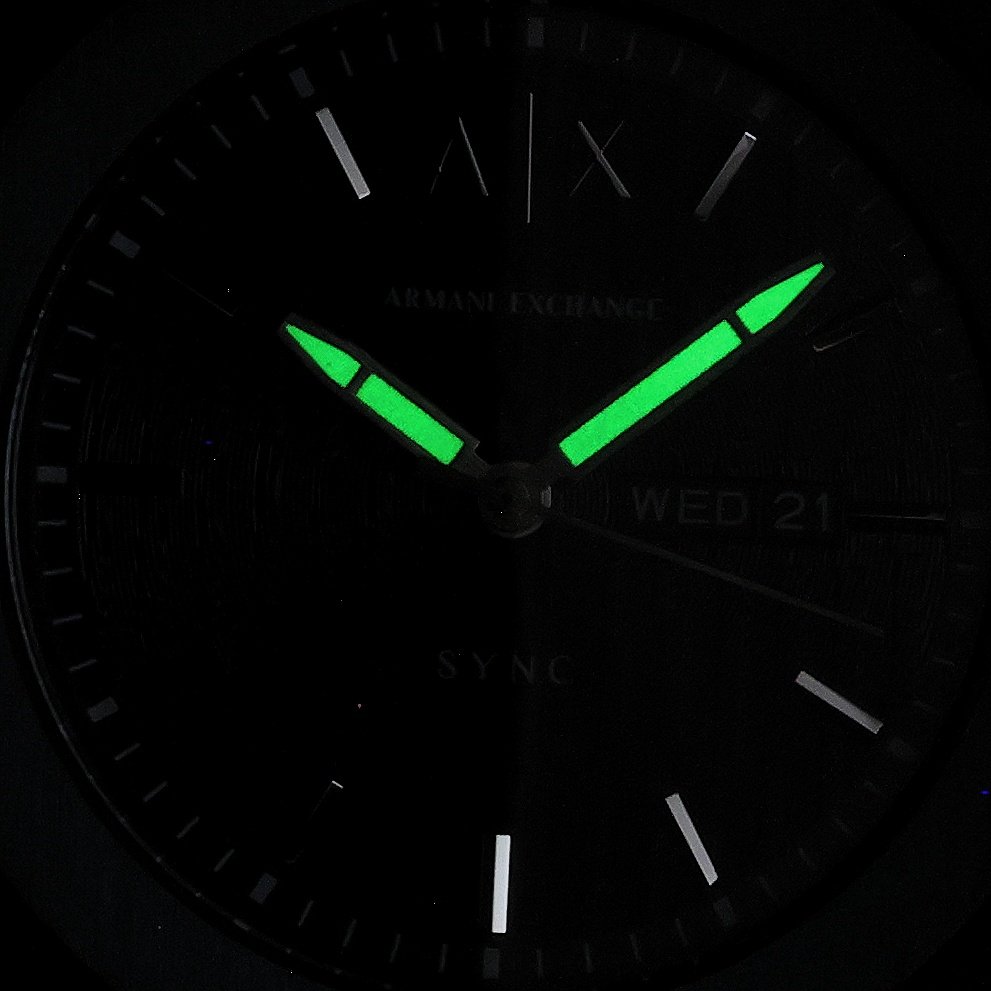 Armani Exchange AX4299 Sync Armani Exchange klasyczny zegarek niebieski