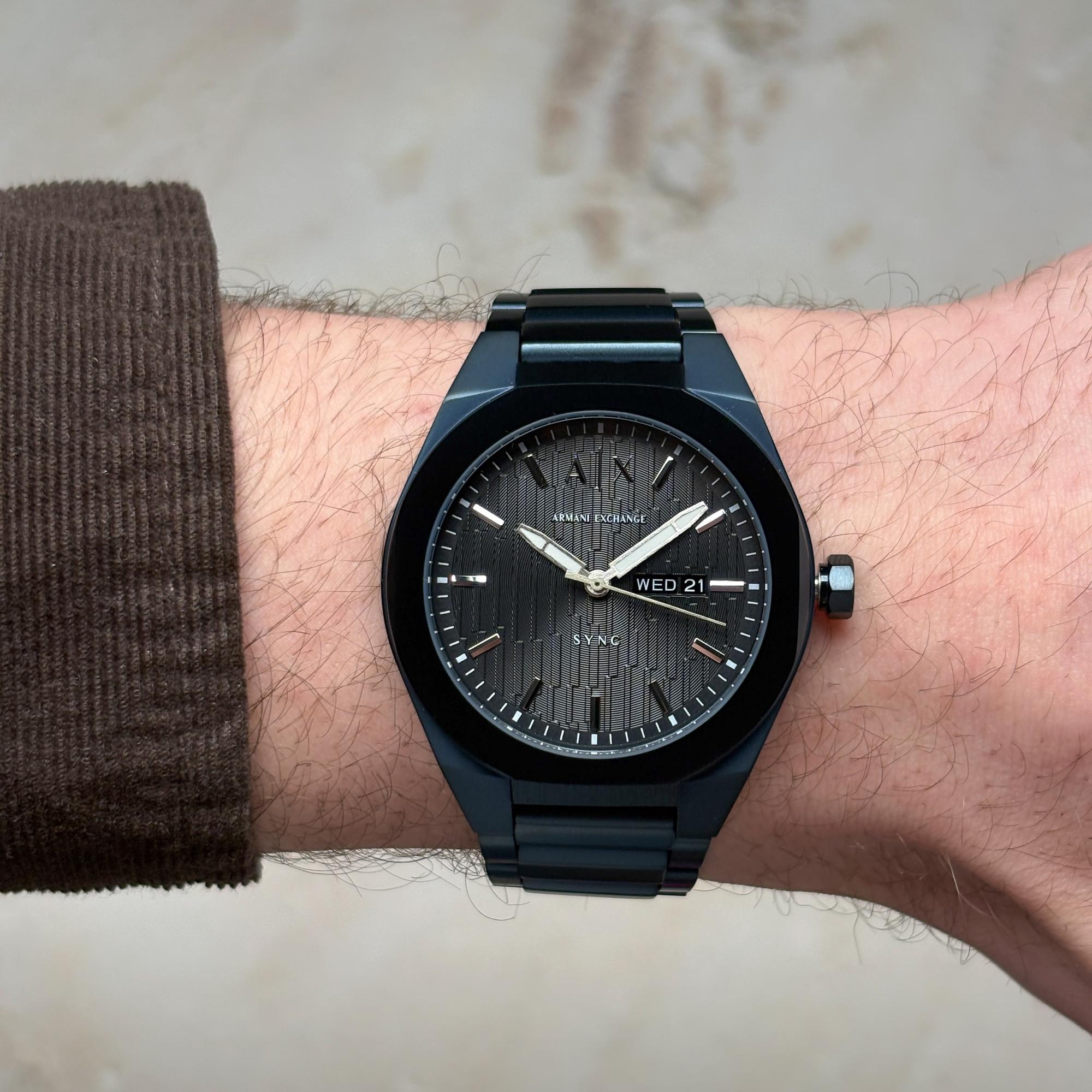 Armani Exchange AX4299 zegarek męski klasyczny Armani Exchange bransoleta
