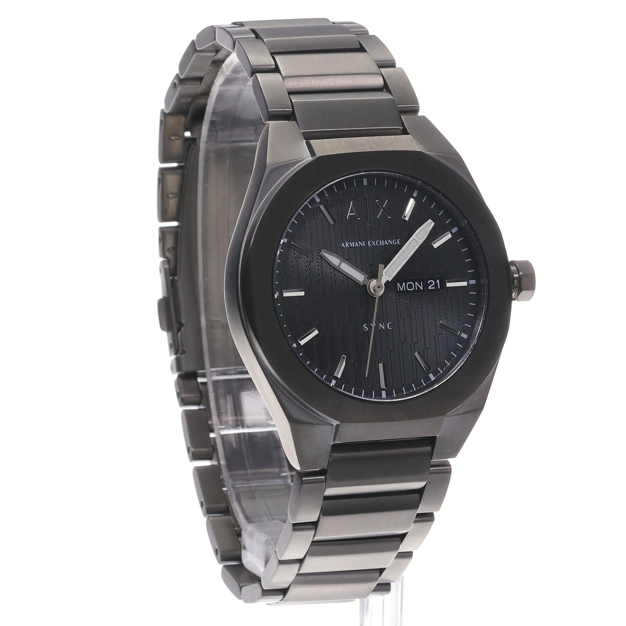Armani Exchange AX4300 zegarek szary klasyczny Armani Exchange bransoleta