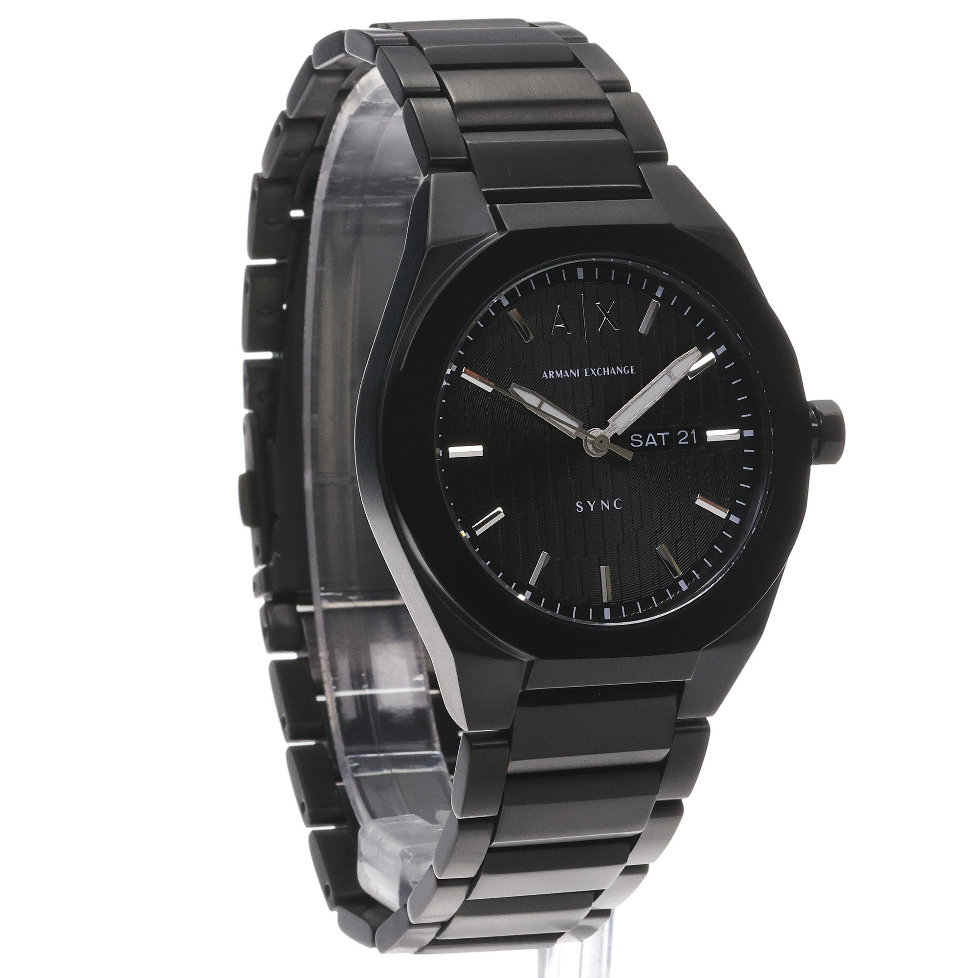Armani Exchange AX4301 zegarek czarny klasyczny Armani Exchange bransoleta