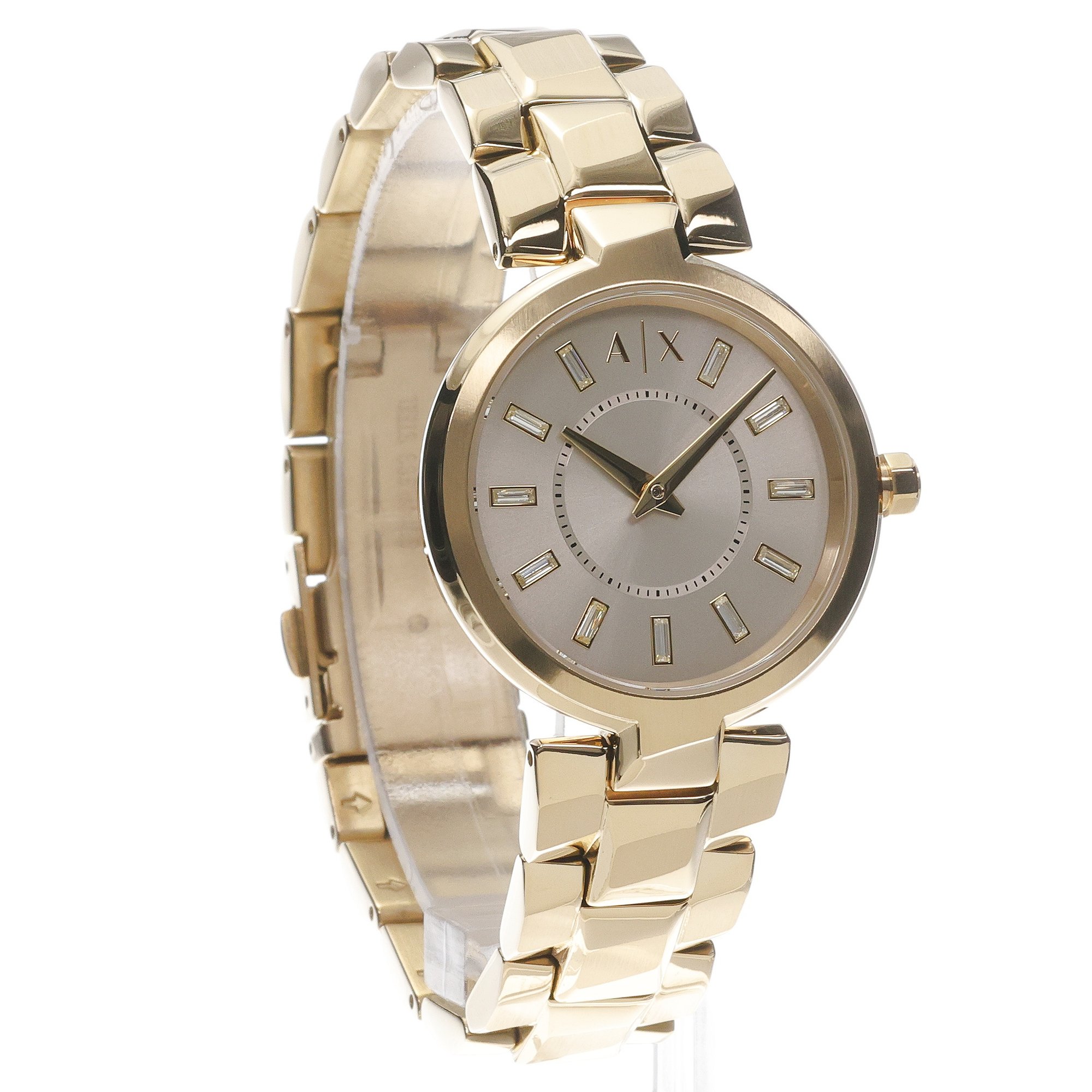 Armani Exchange AX4409 zegarek złoty fashion-modowy Armani Exchange bransoleta