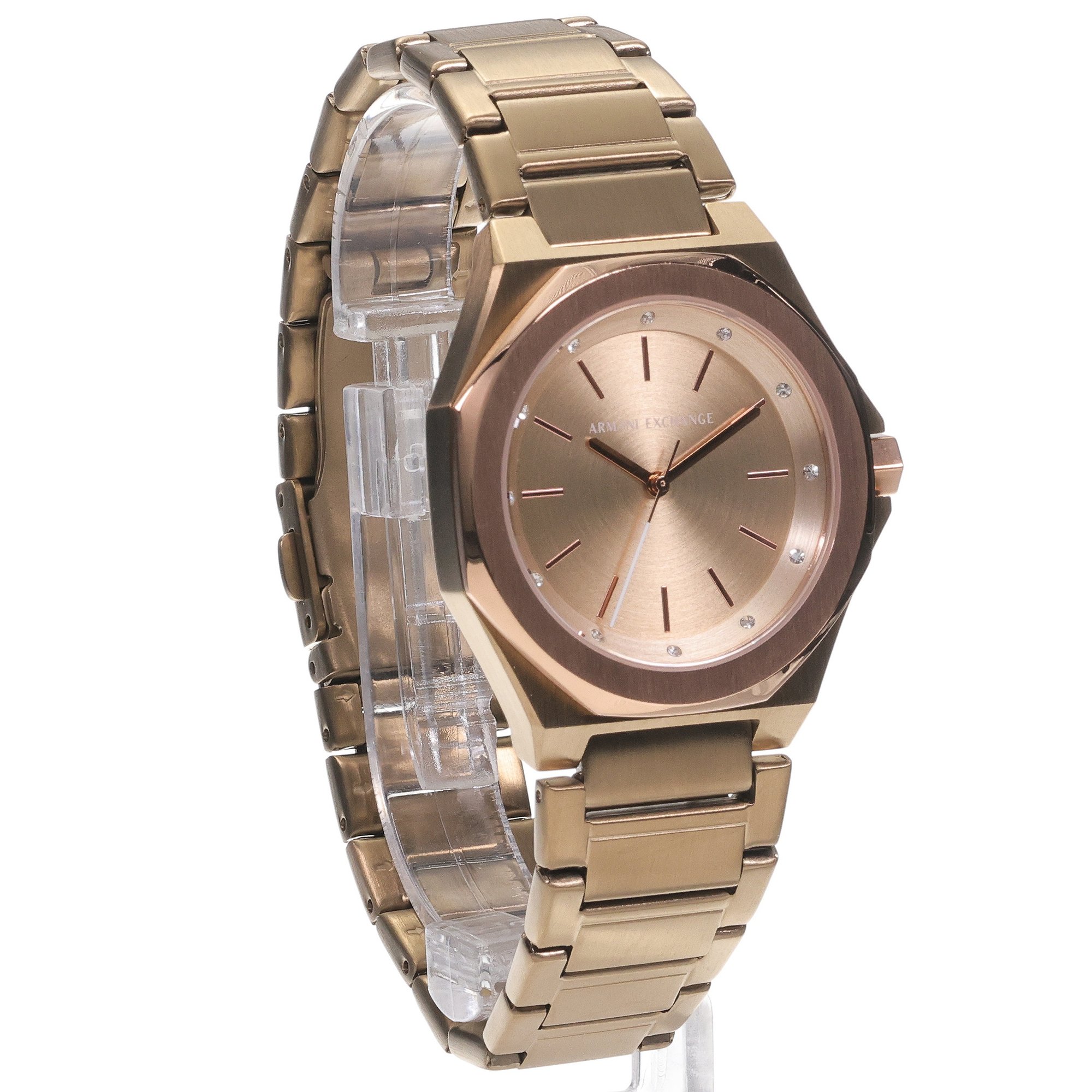 Armani Exchange AX4616 zegarek złoty fashion-modowy Fashion bransoleta - miniatura 3