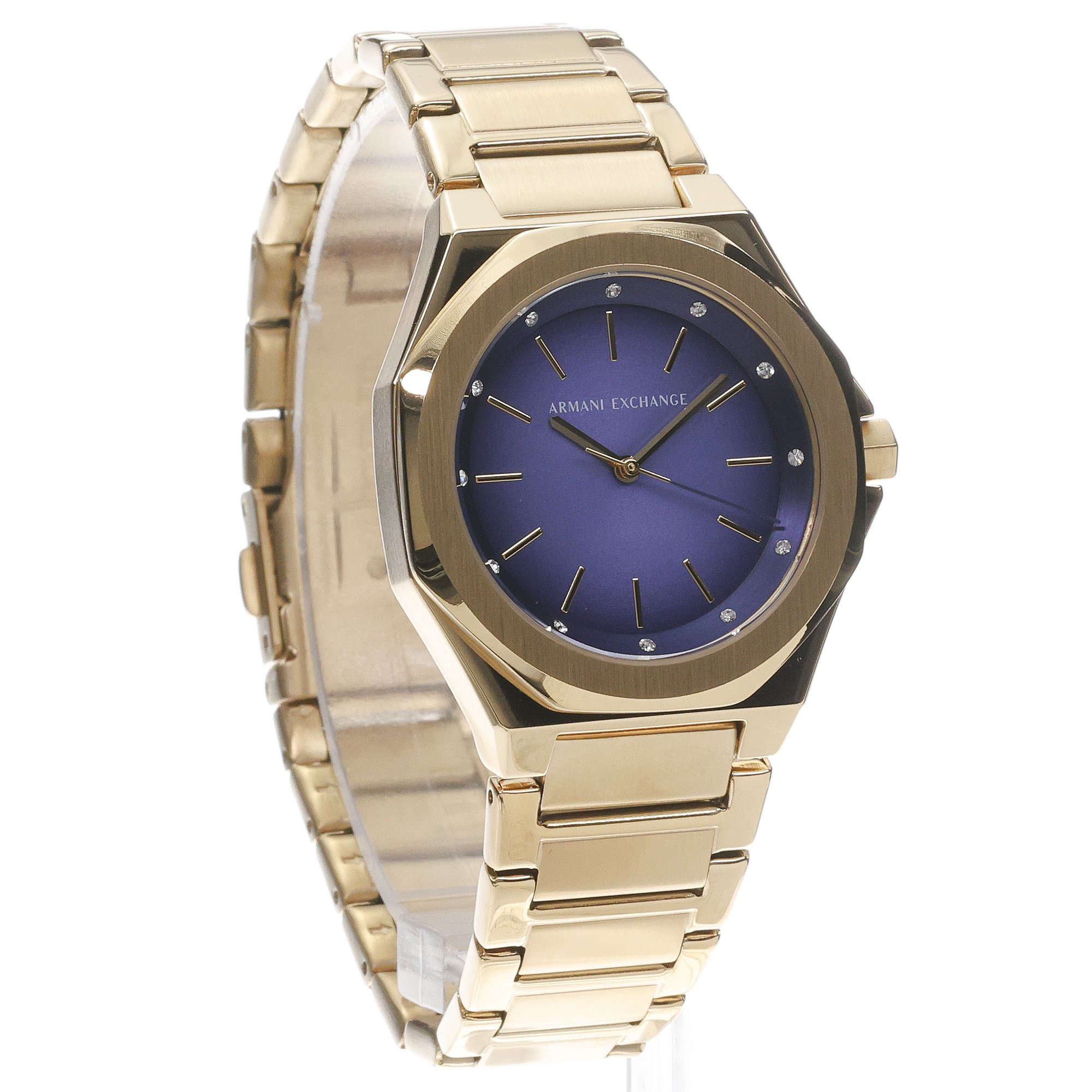 Armani Exchange AX4620 zegarek złoty klasyczny Fashion bransoleta - miniatura 3