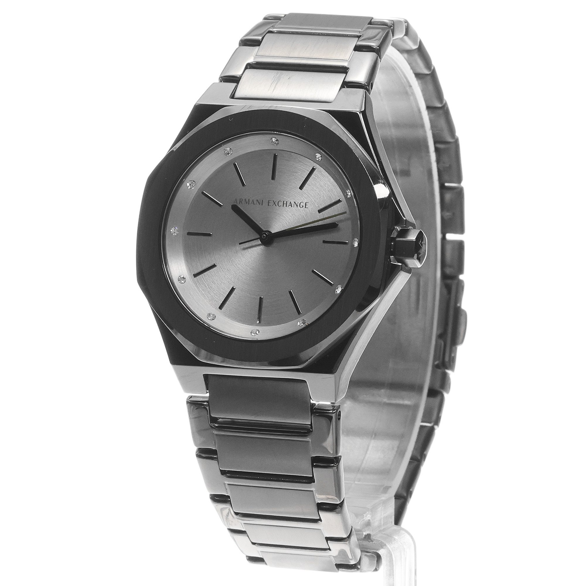 Armani Exchange AX4625 Andrea Fashion klasyczny zegarek szary - miniatura 2