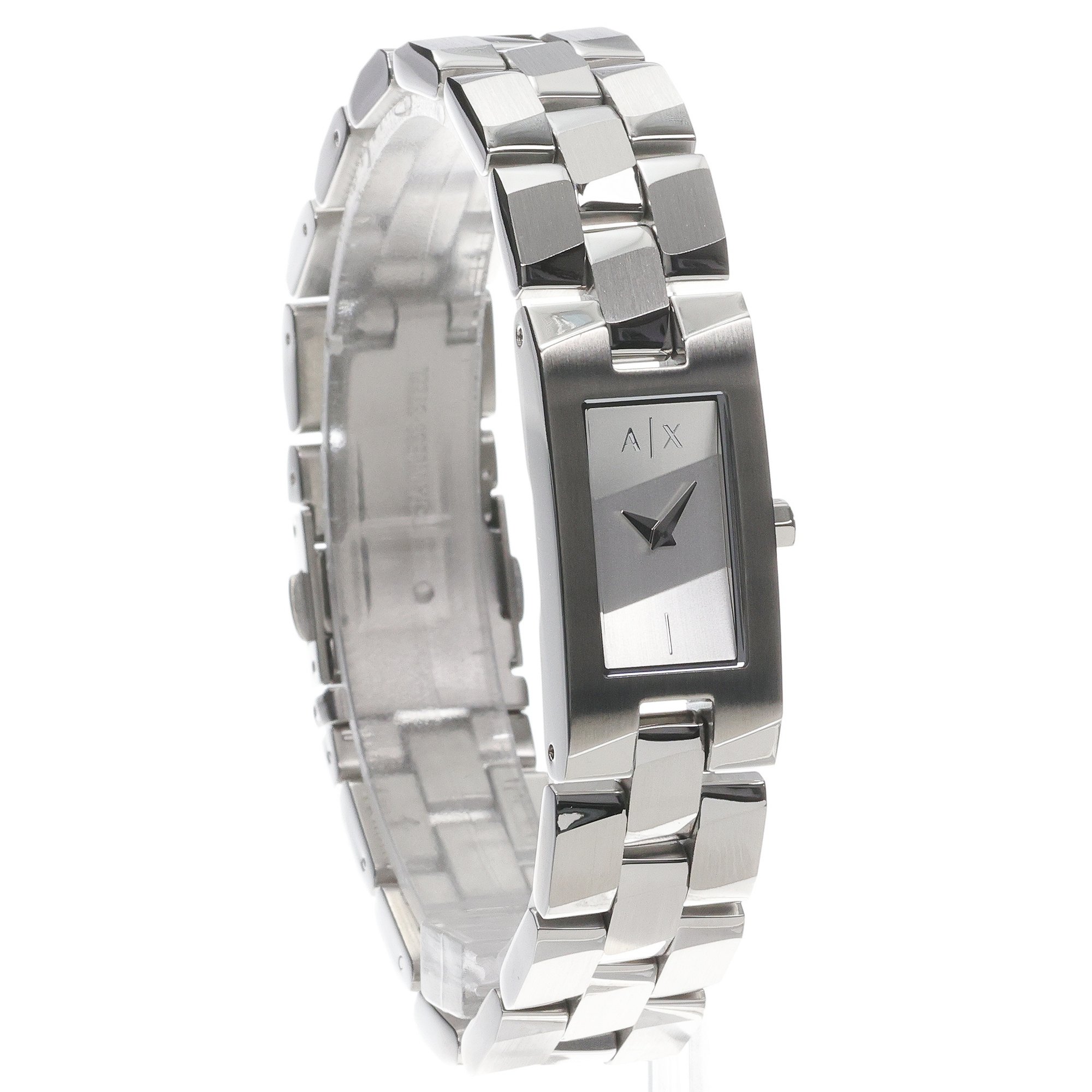 Armani Exchange AX4700 zegarek srebrny fashion-modowy Fashion bransoleta