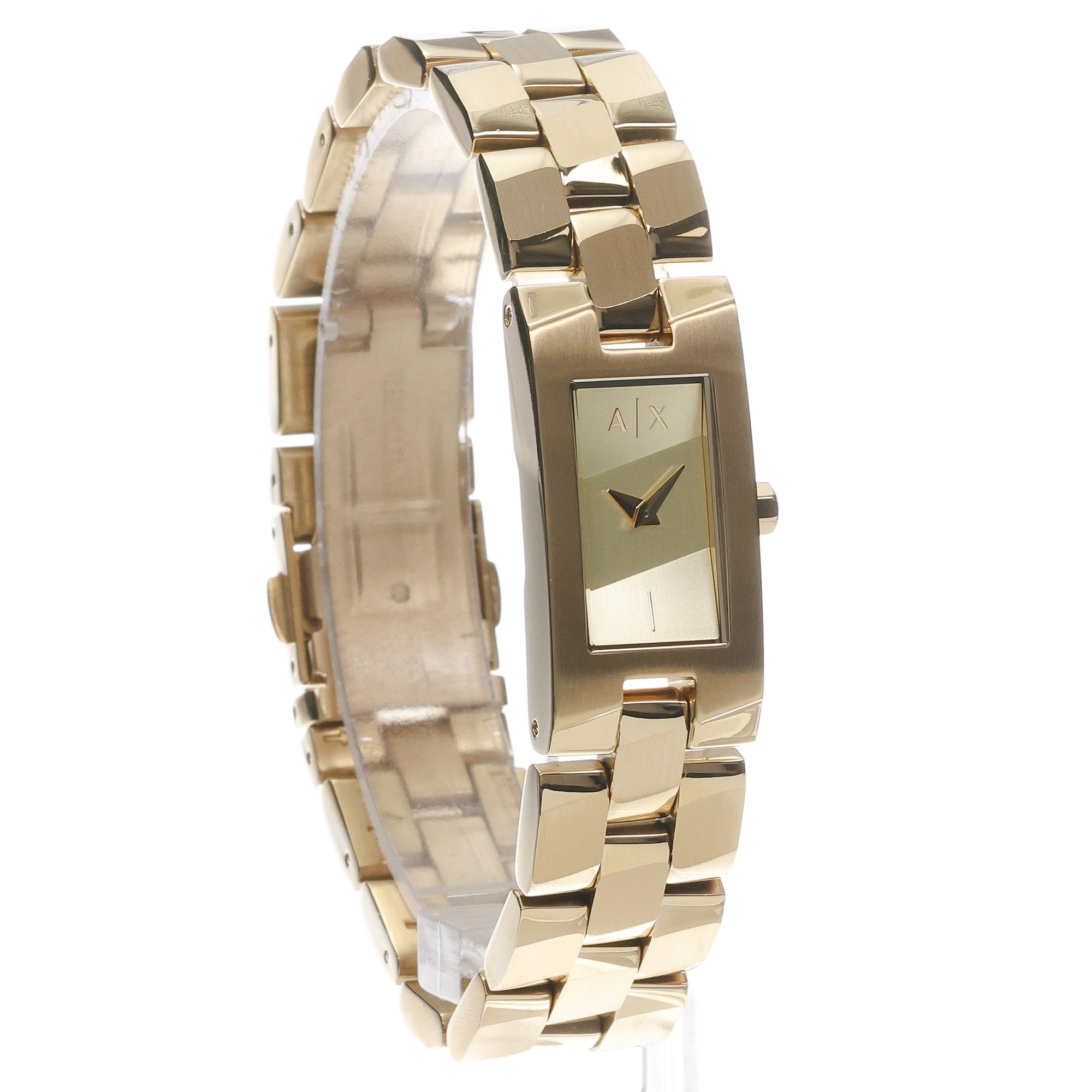 Armani Exchange AX4701 zegarek złoty fashion-modowy Fashion bransoleta