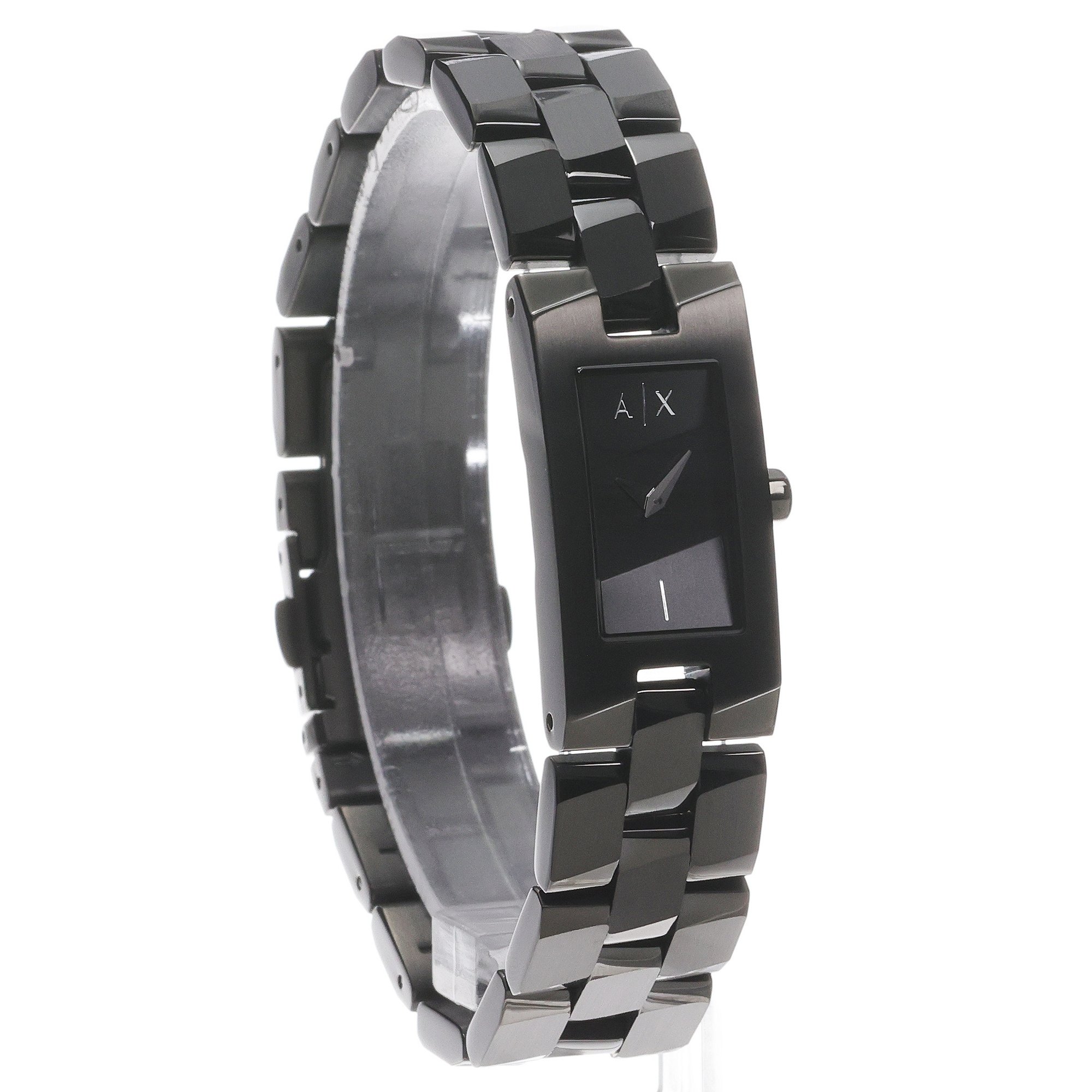 Armani Exchange AX4702 zegarek czarny fashion-modowy Fashion bransoleta