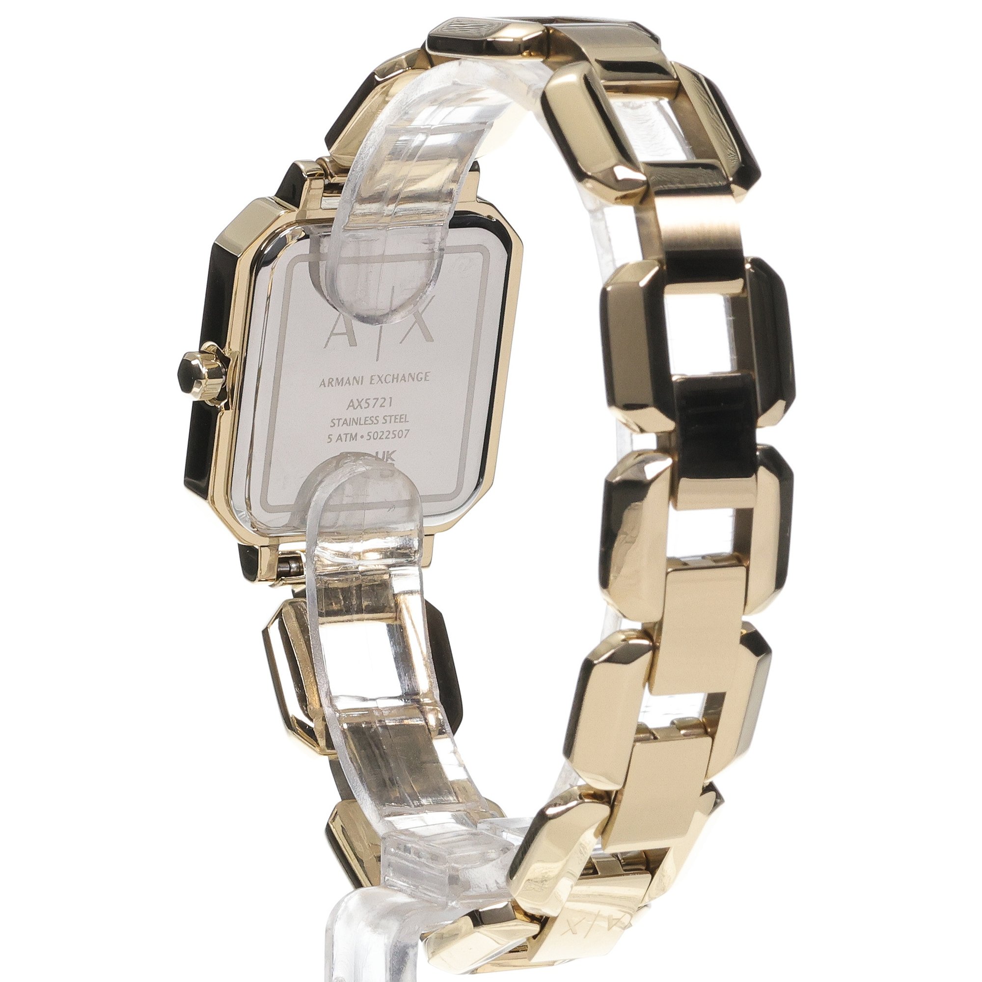 Armani Exchange AX5721 zegarek złoty klasyczny Fashion bransoleta - miniatura 4