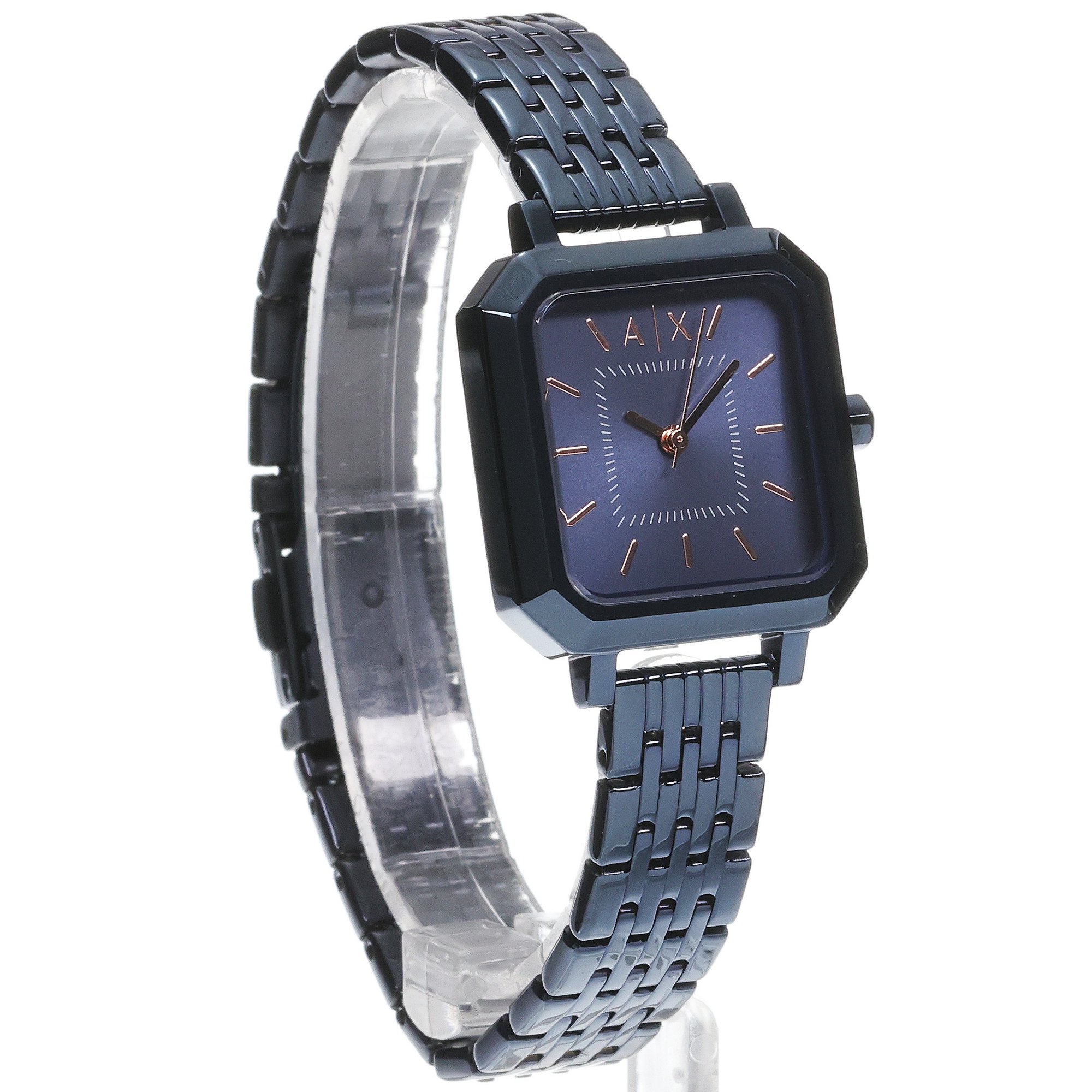 Armani Exchange AX5730 zegarek niebieski klasyczny Fashion bransoleta - miniatura 3