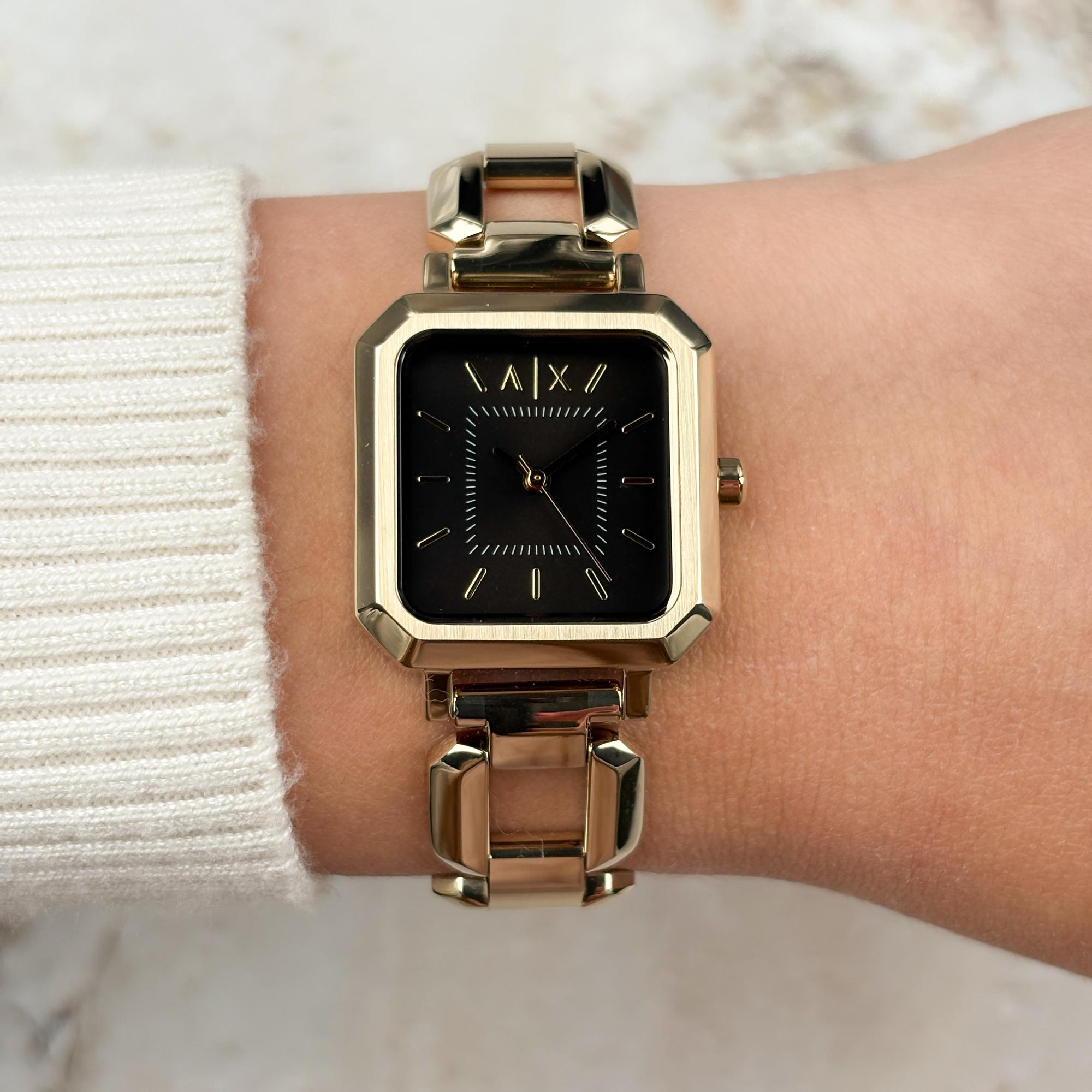 Armani Exchange AX5738 Leila Fashion klasyczny zegarek złoty - miniatura 9