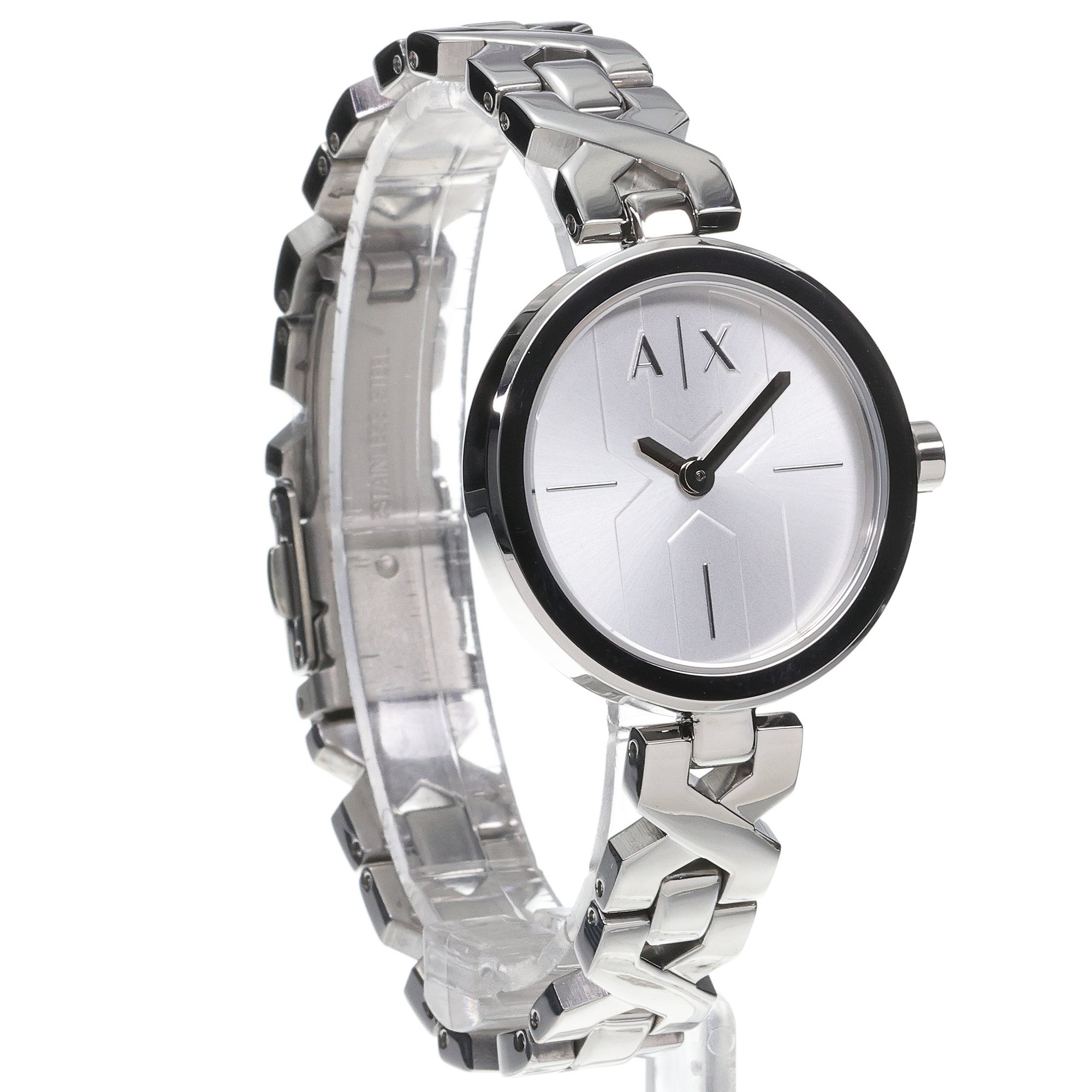 Armani Exchange AX5830 zegarek srebrny fashion-modowy Fashion bransoleta - miniatura 3
