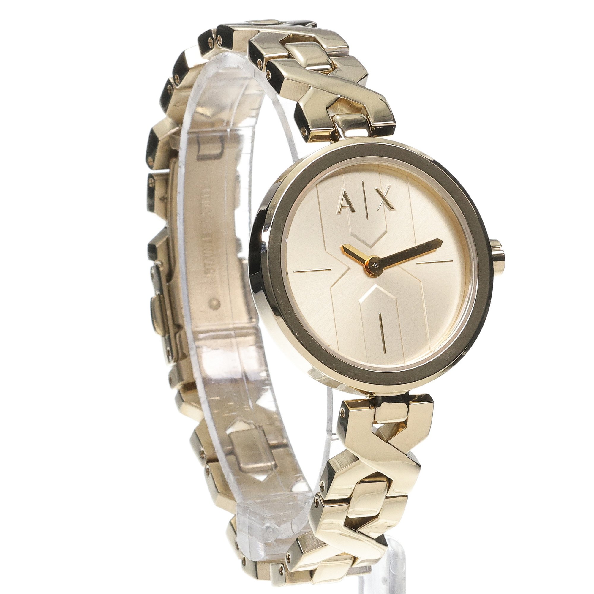Armani Exchange AX5831 zegarek złoty fashion-modowy Fashion bransoleta - miniatura 3