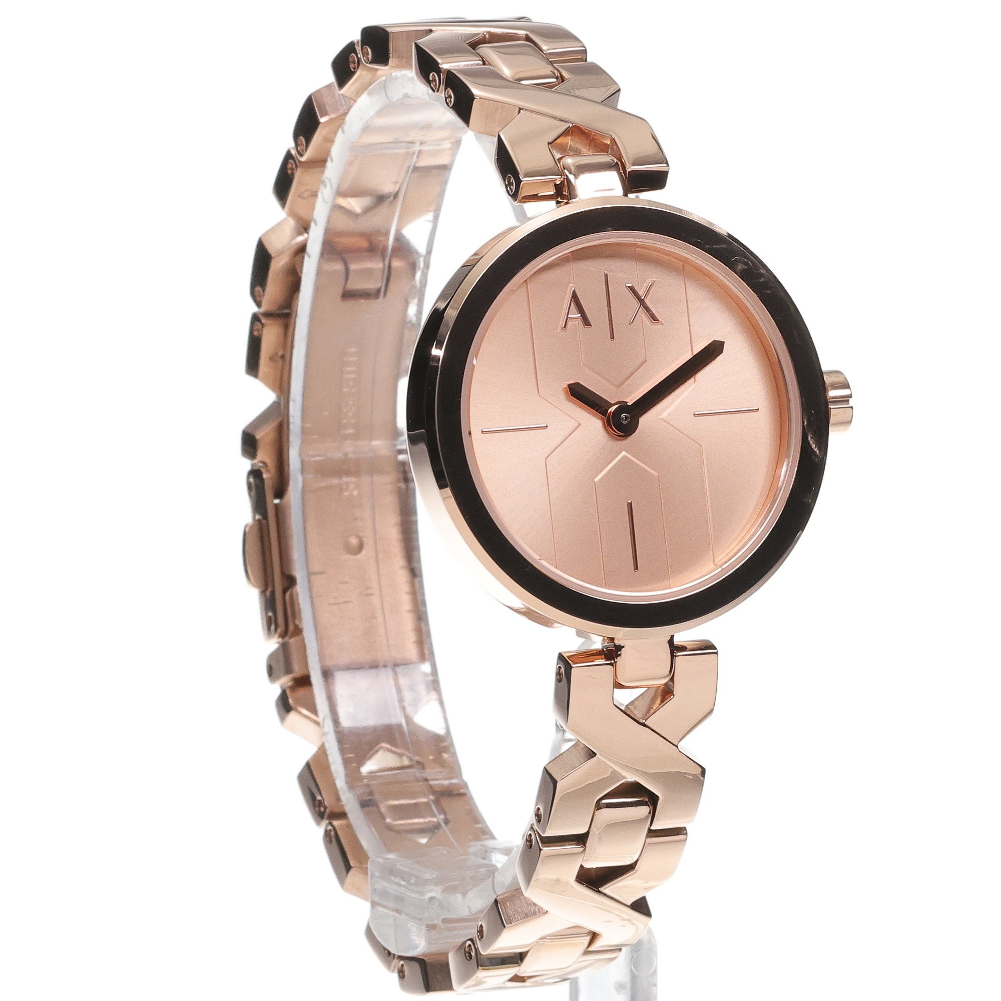 Armani Exchange AX5832 zegarek różowe złoto fashion-modowy Fashion bransoleta - miniatura 3